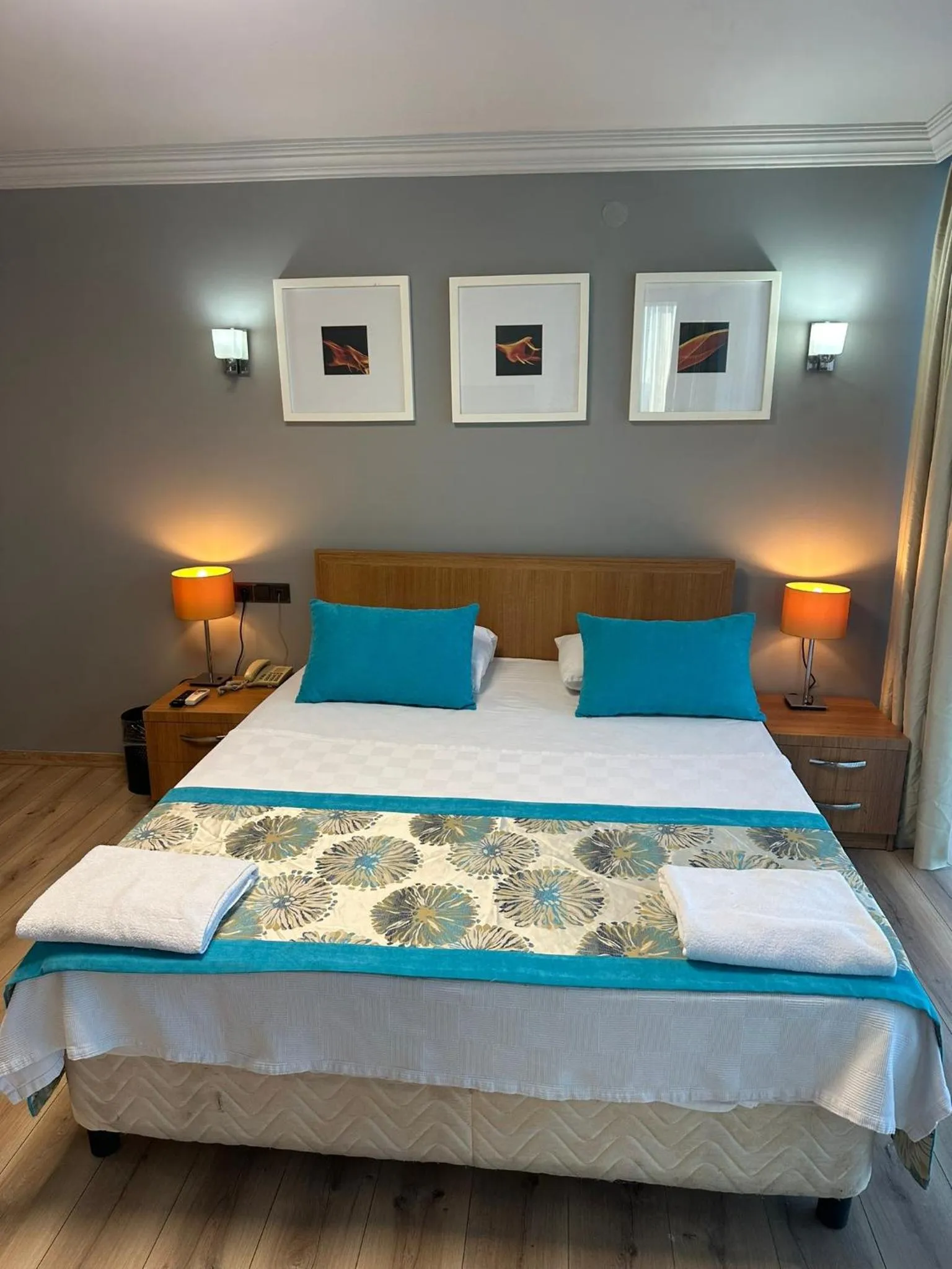 Bed in Basoglu Bulancak Hotel