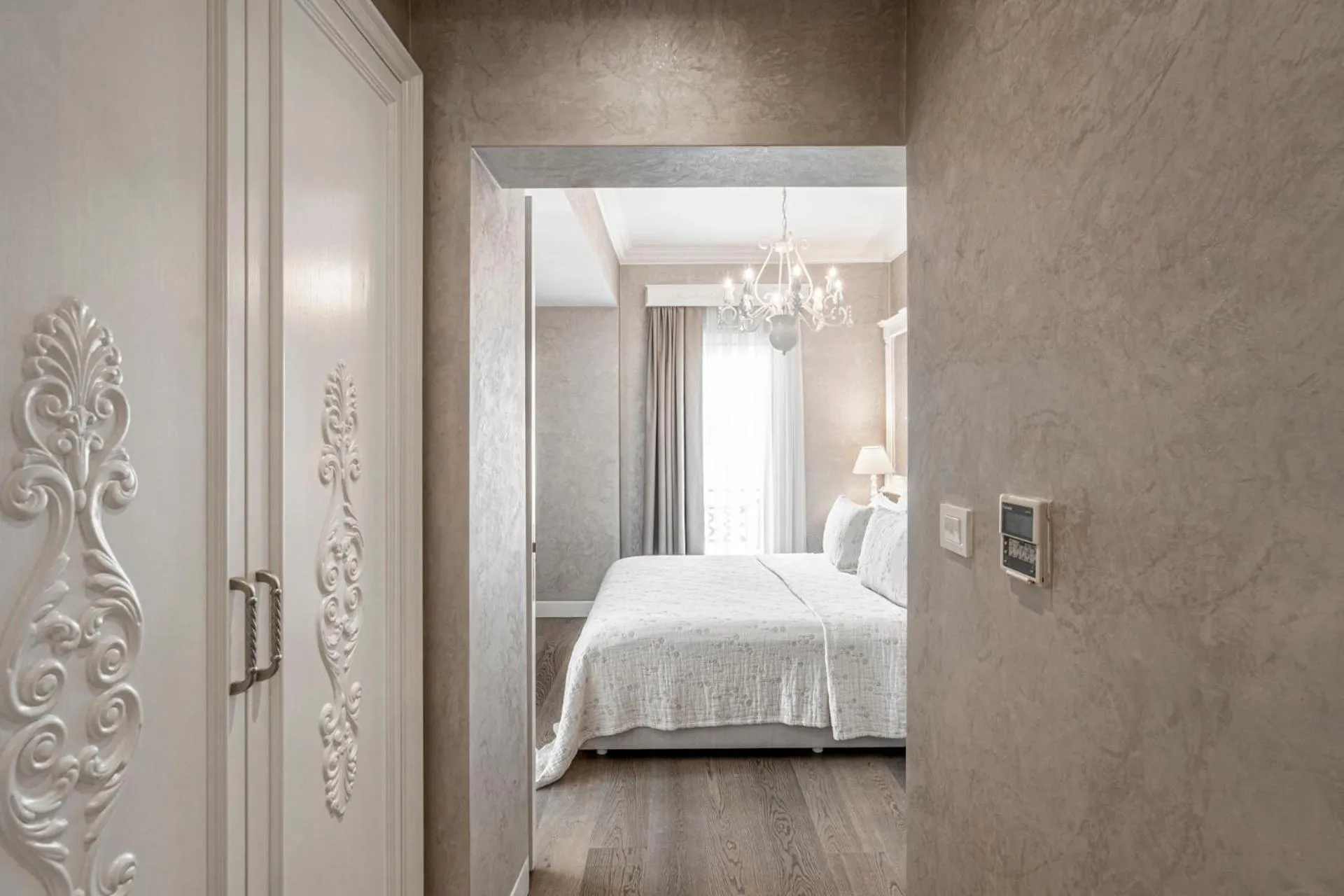 Bed in Ena Boutique Hotel & Residences