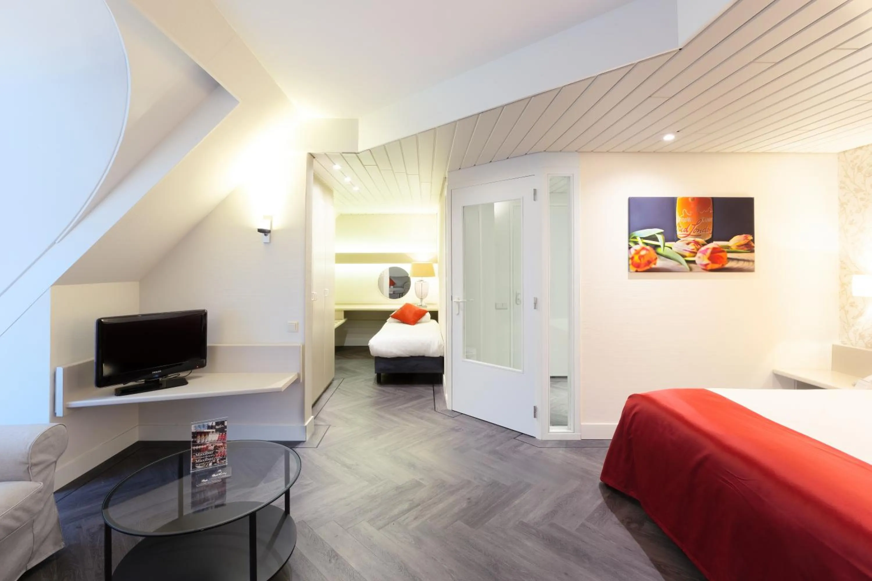 Bedroom, Bed in Fletcher Hotel-Restaurant Oud London