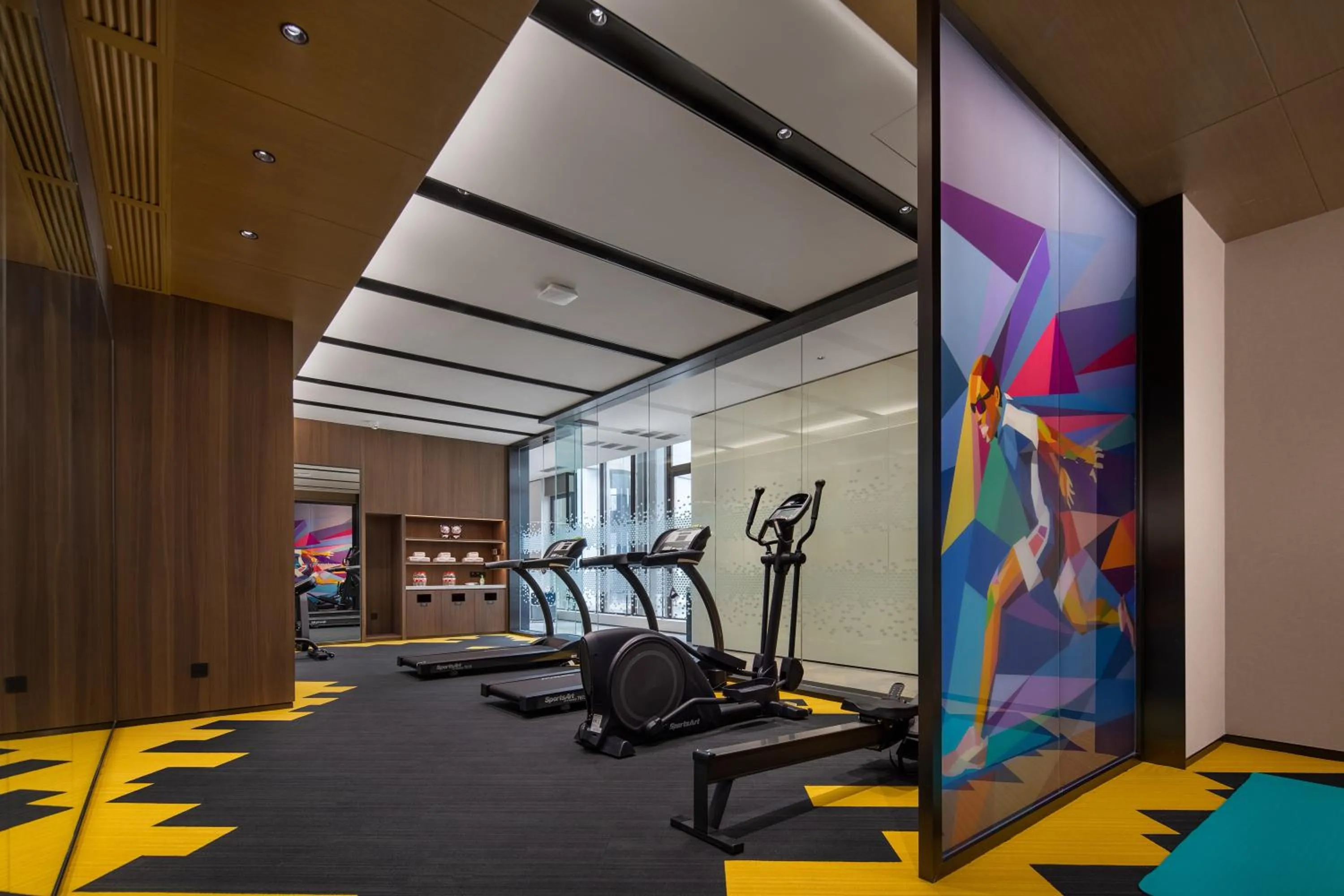 Fitness centre/facilities in Hampton by Hilton Guangzhou Luoxi