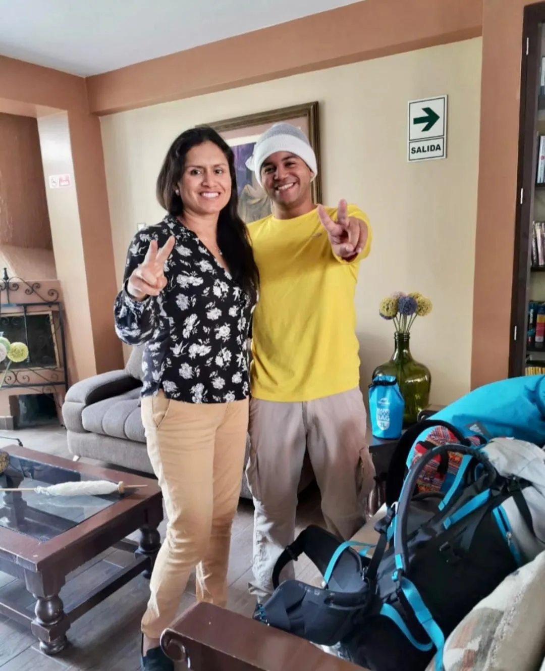 Living room in Hotel de Turistas Huaraz