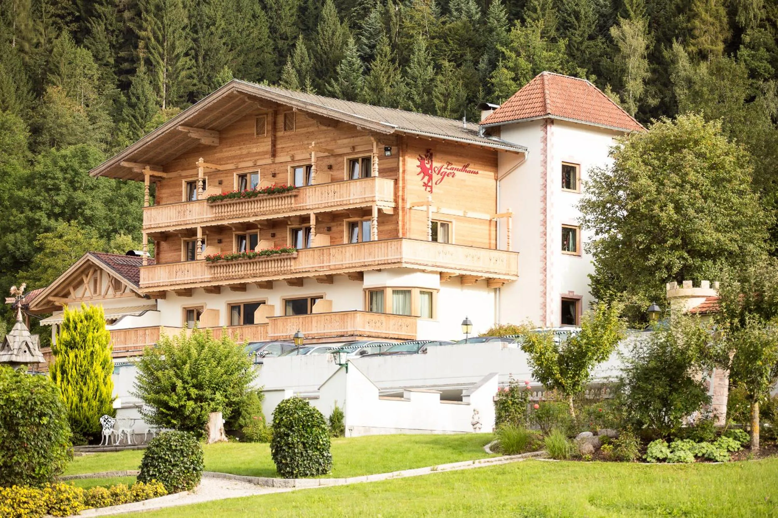 Facade/entrance in Landhaus Ager