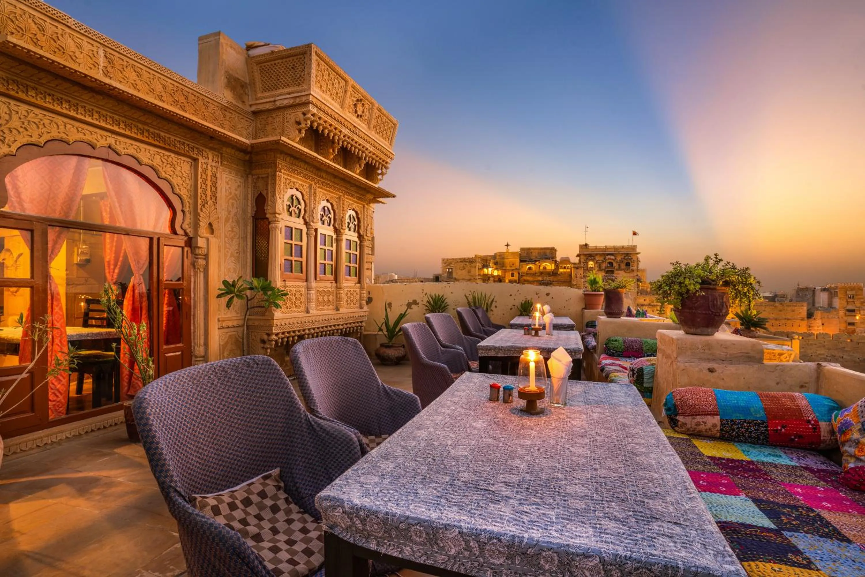 Balcony/Terrace in Hotel Garh Jaisal Haveli