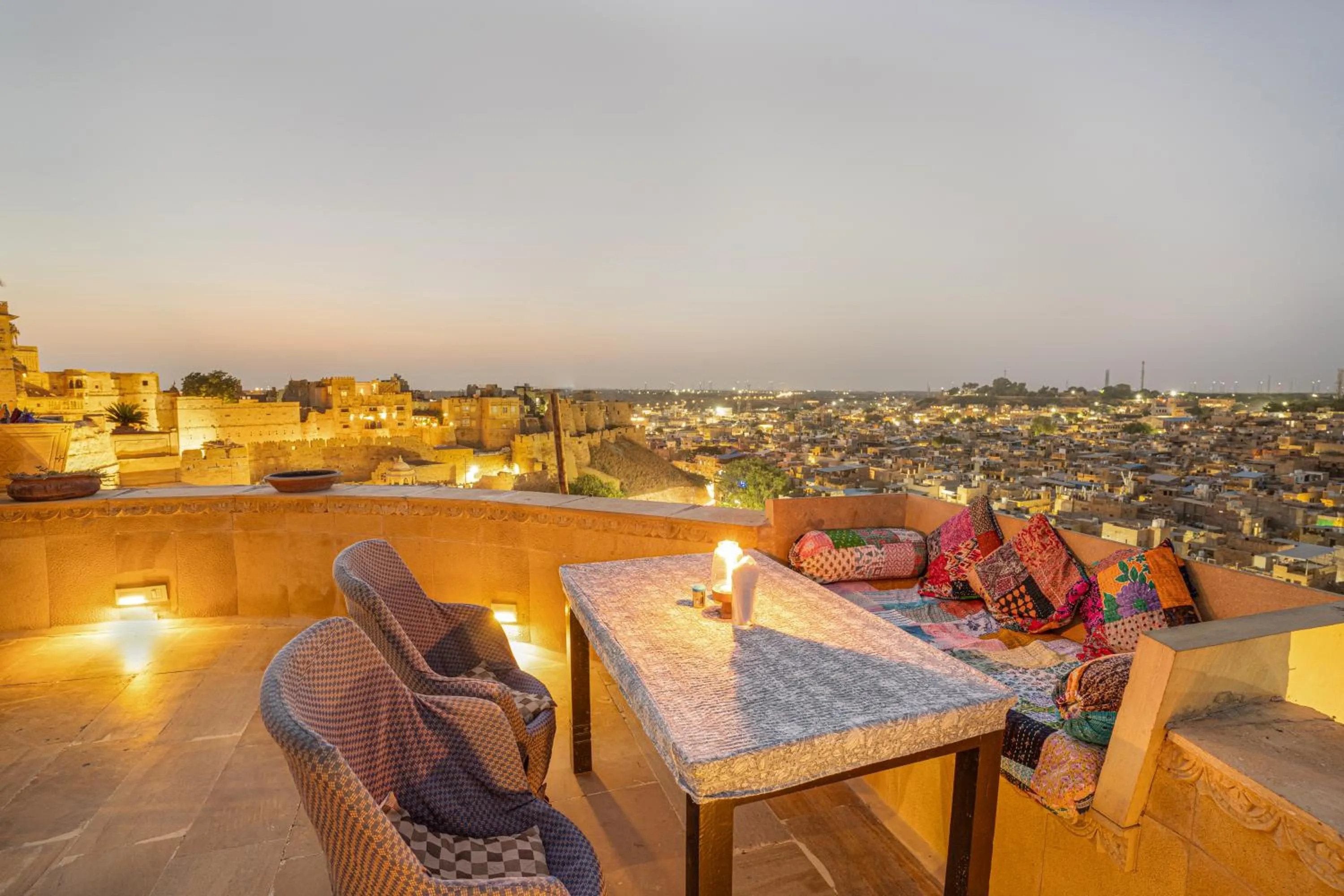 Balcony/Terrace in Hotel Garh Jaisal Haveli