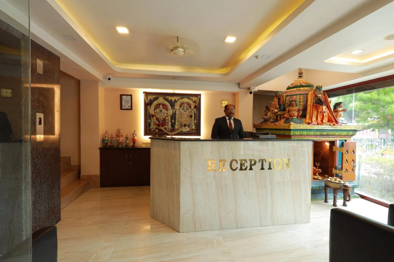 Lobby or reception in Hotel Nakshatra Inn VL Tuticorin