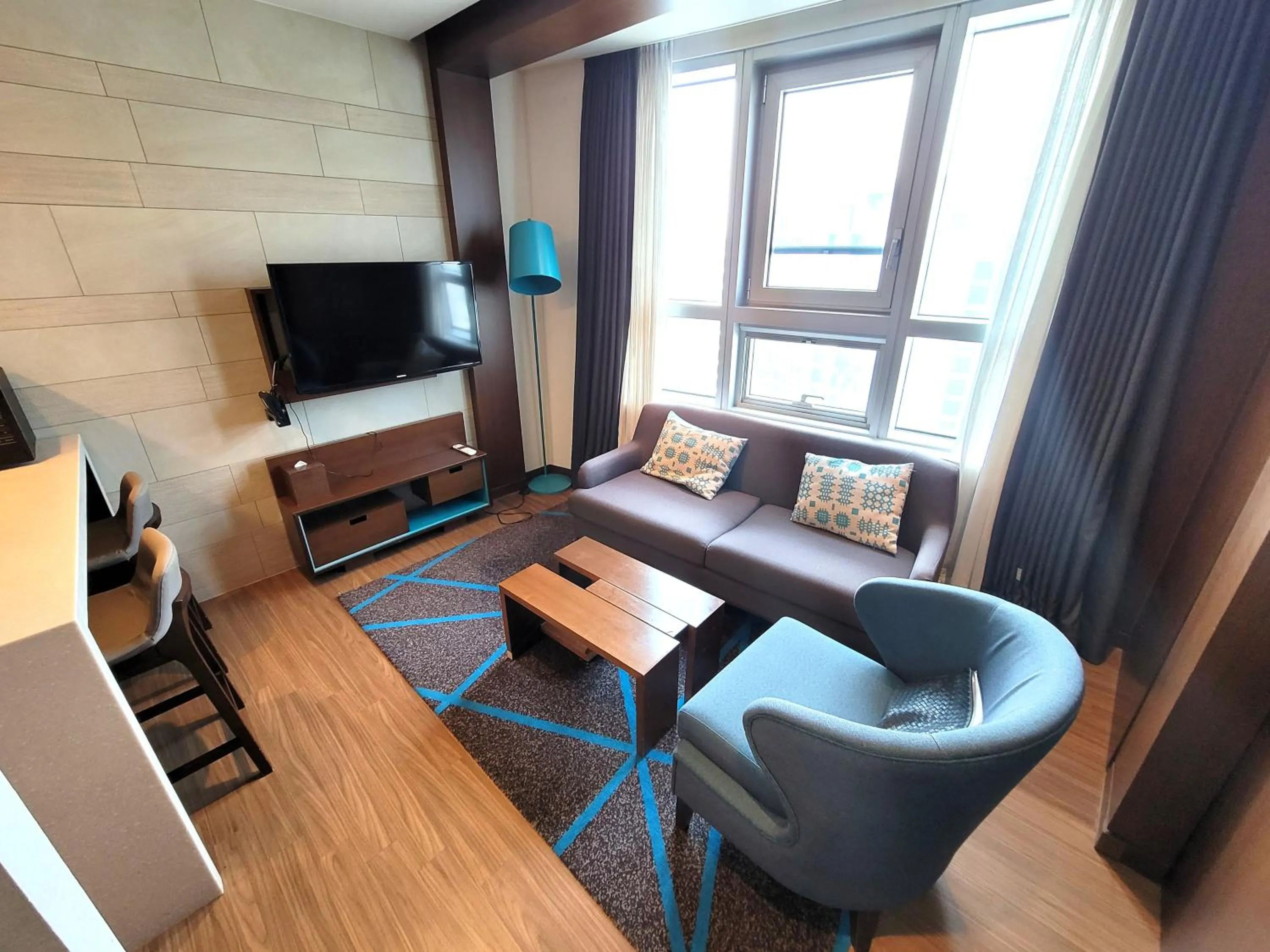 Living room in W Residence Hotel