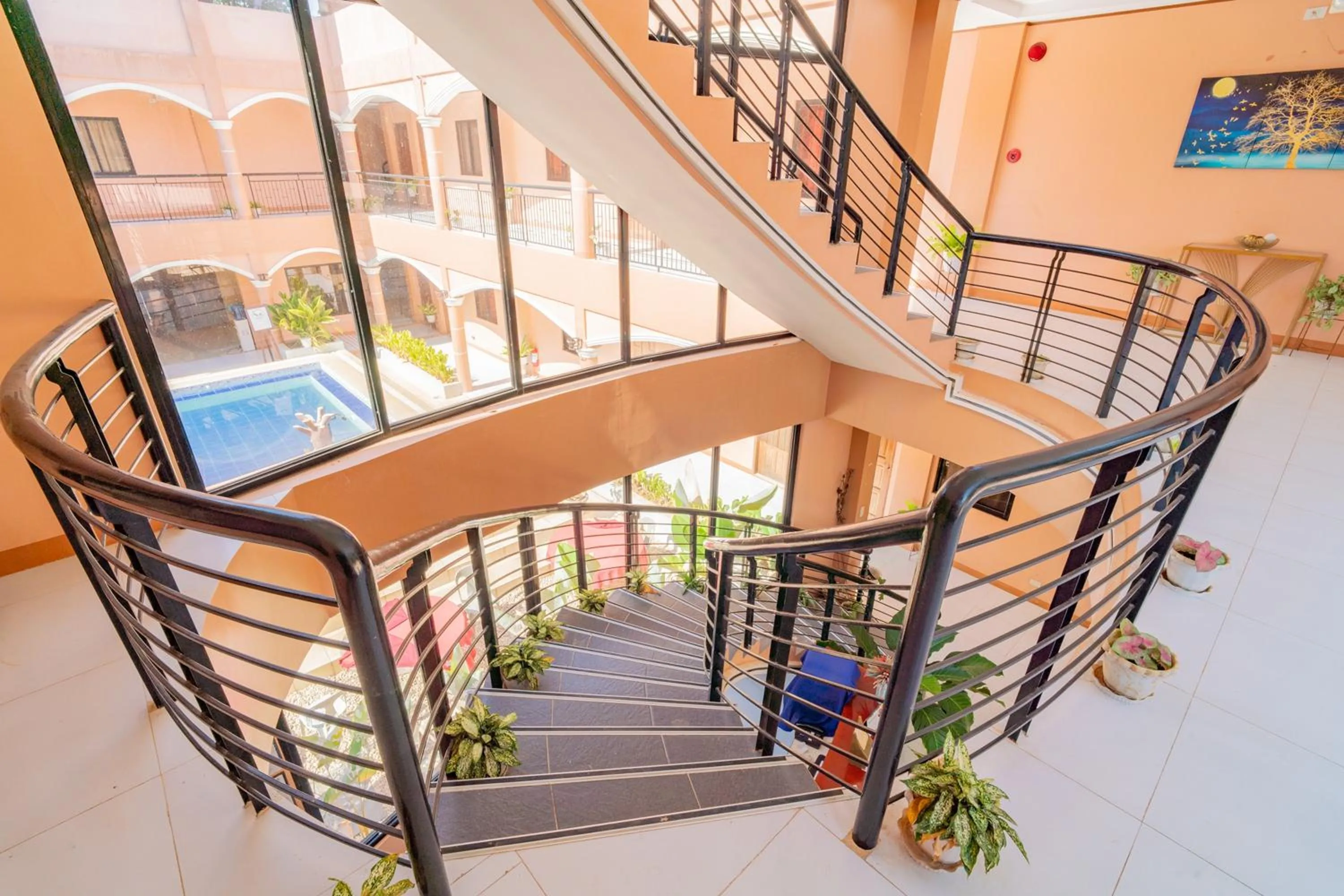 Floor plan in Dinah's Tourist Inn Puerto Princesa