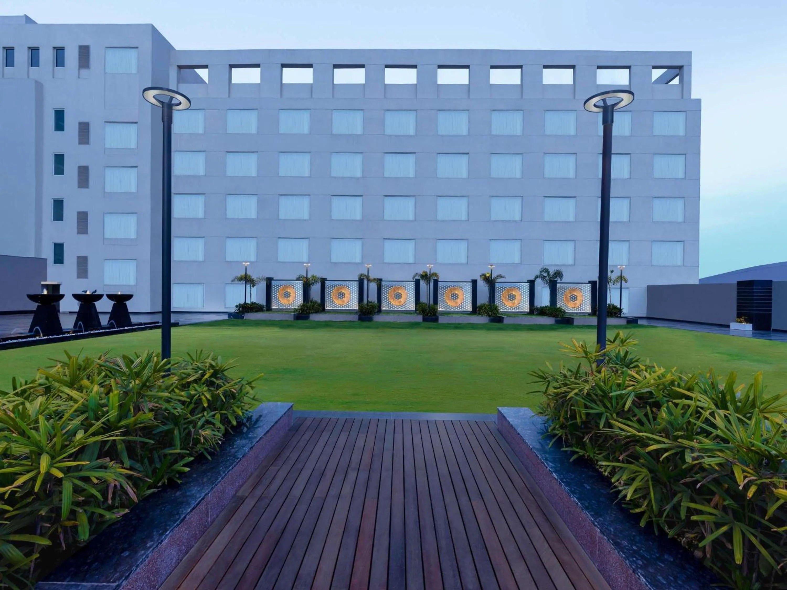 Pool view in Novotel Jaipur Convention Centre