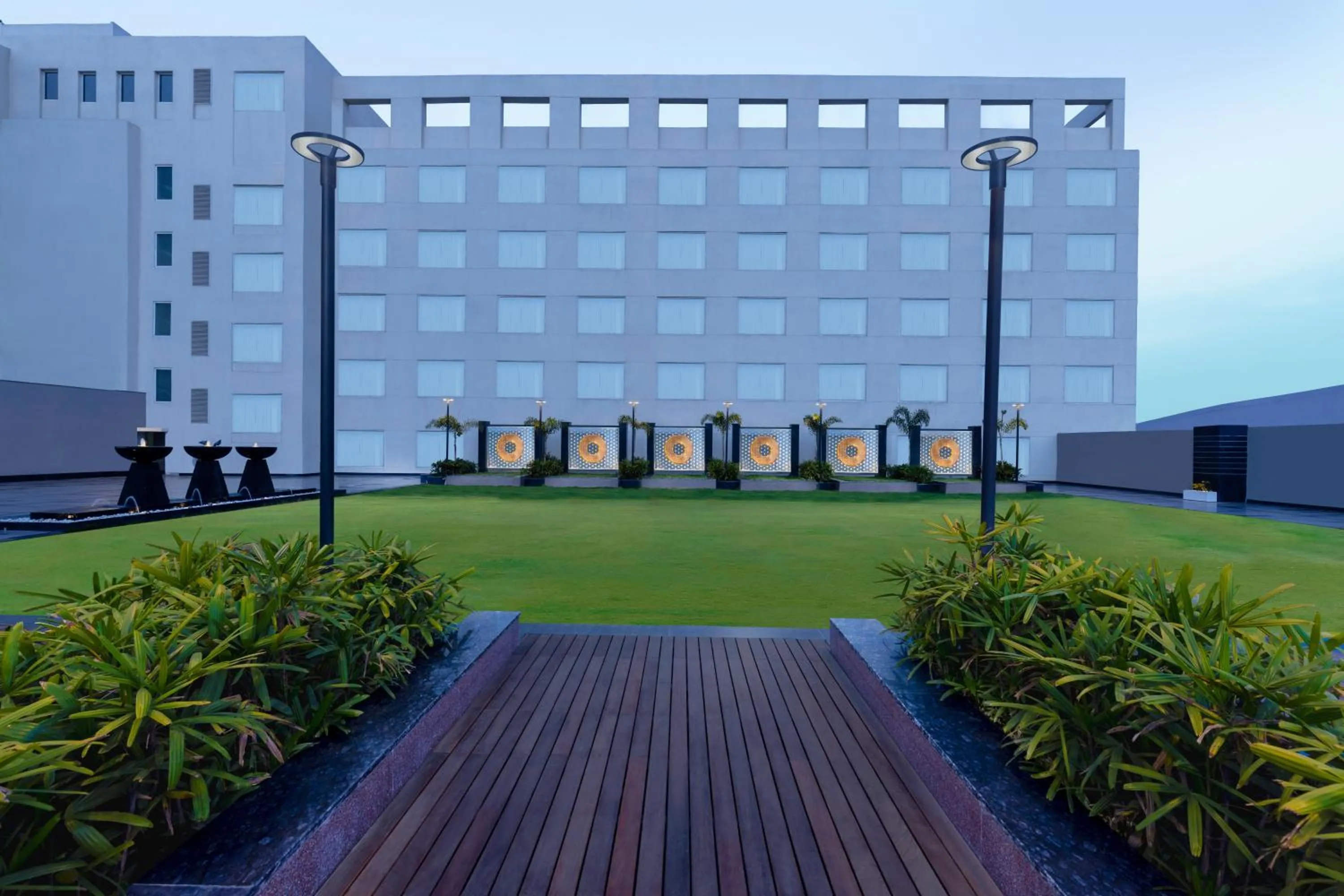 Swimming pool in Novotel Jaipur Convention Centre