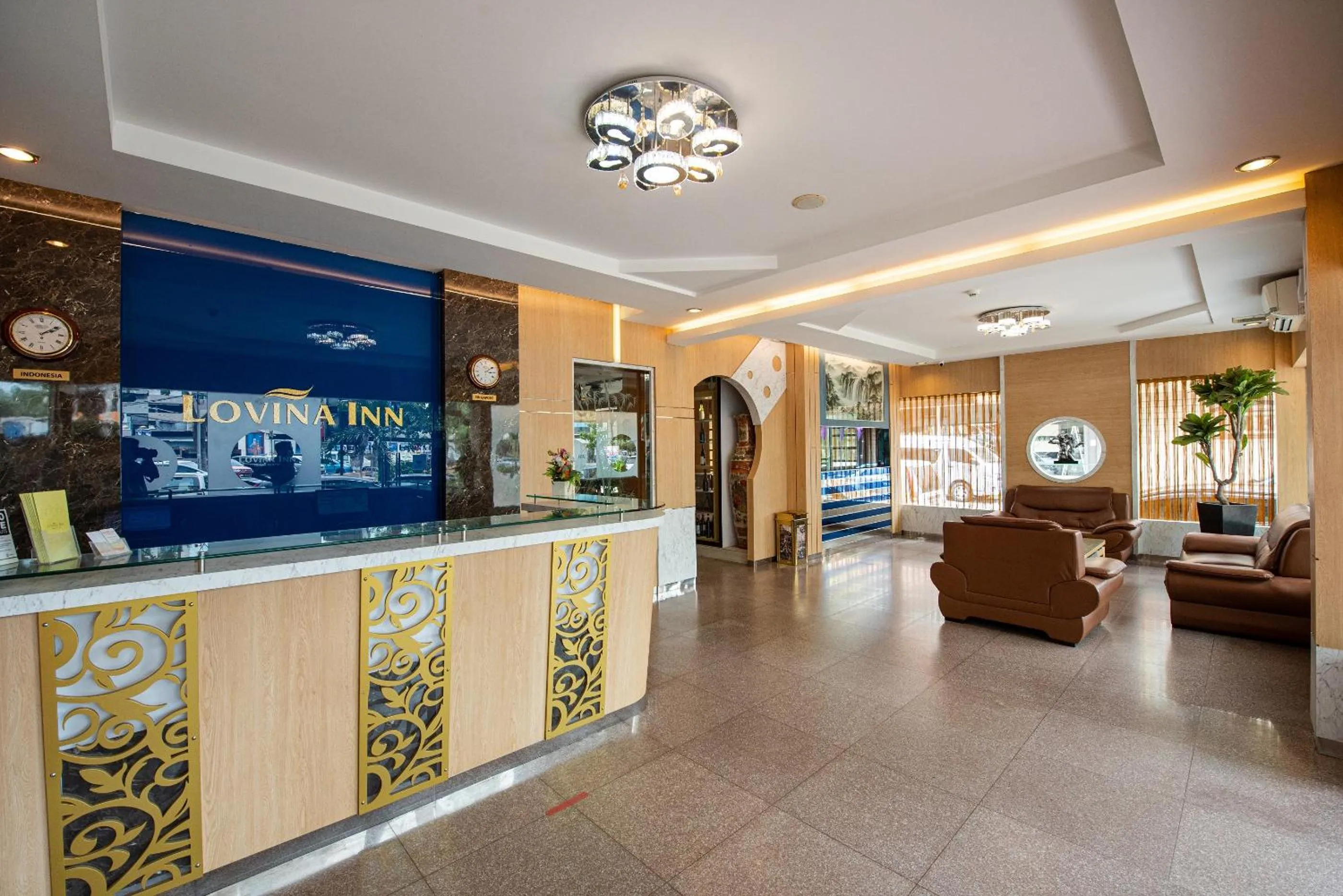 Lobby or reception in Lovina Inn Penuin