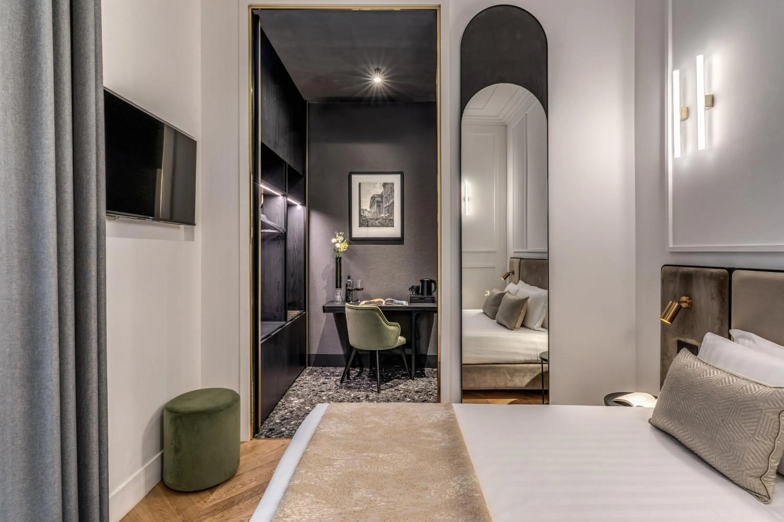 Bedroom, Bed in Residenza Piranesi Boutique Hotel