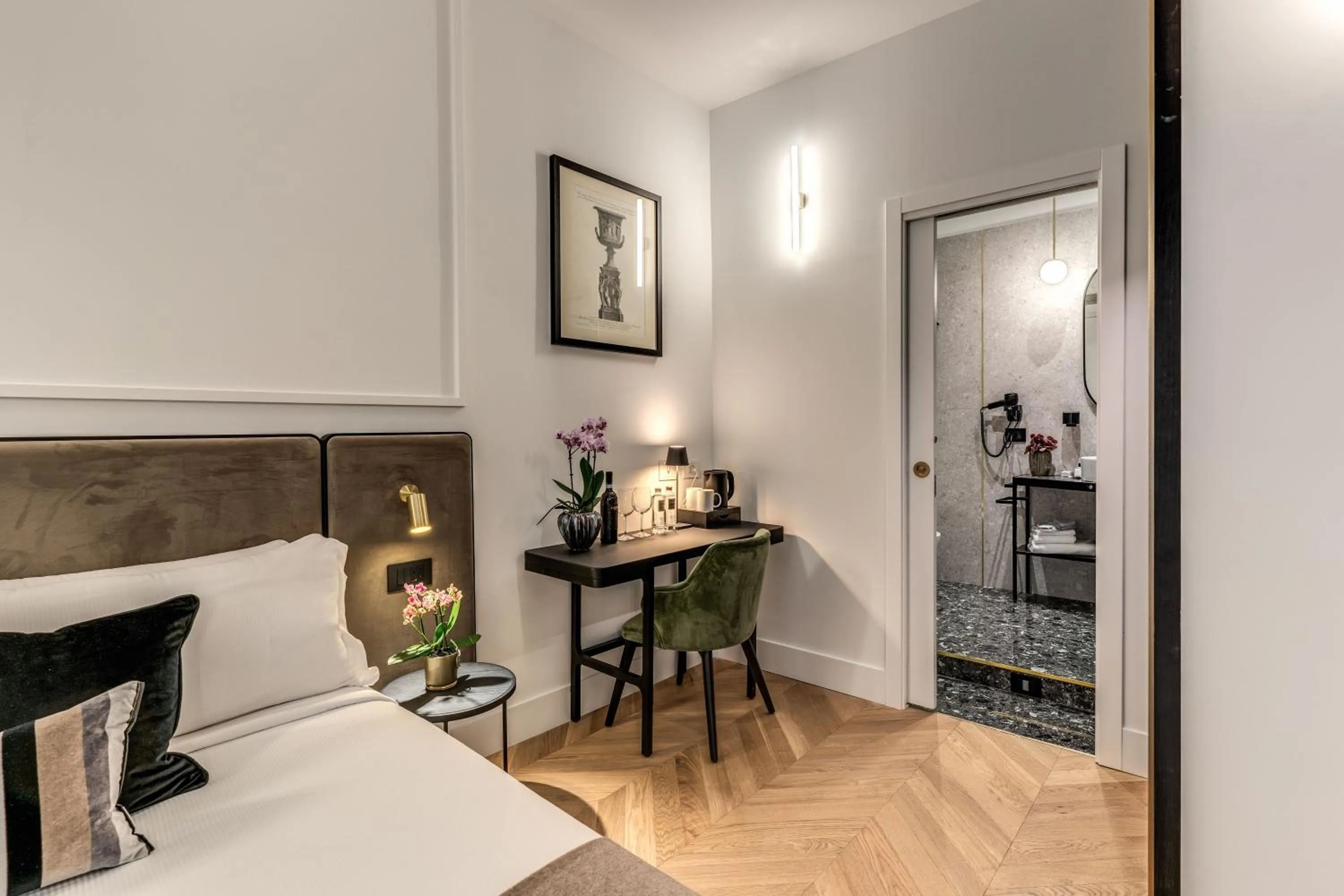 Bed in Residenza Piranesi Boutique Hotel