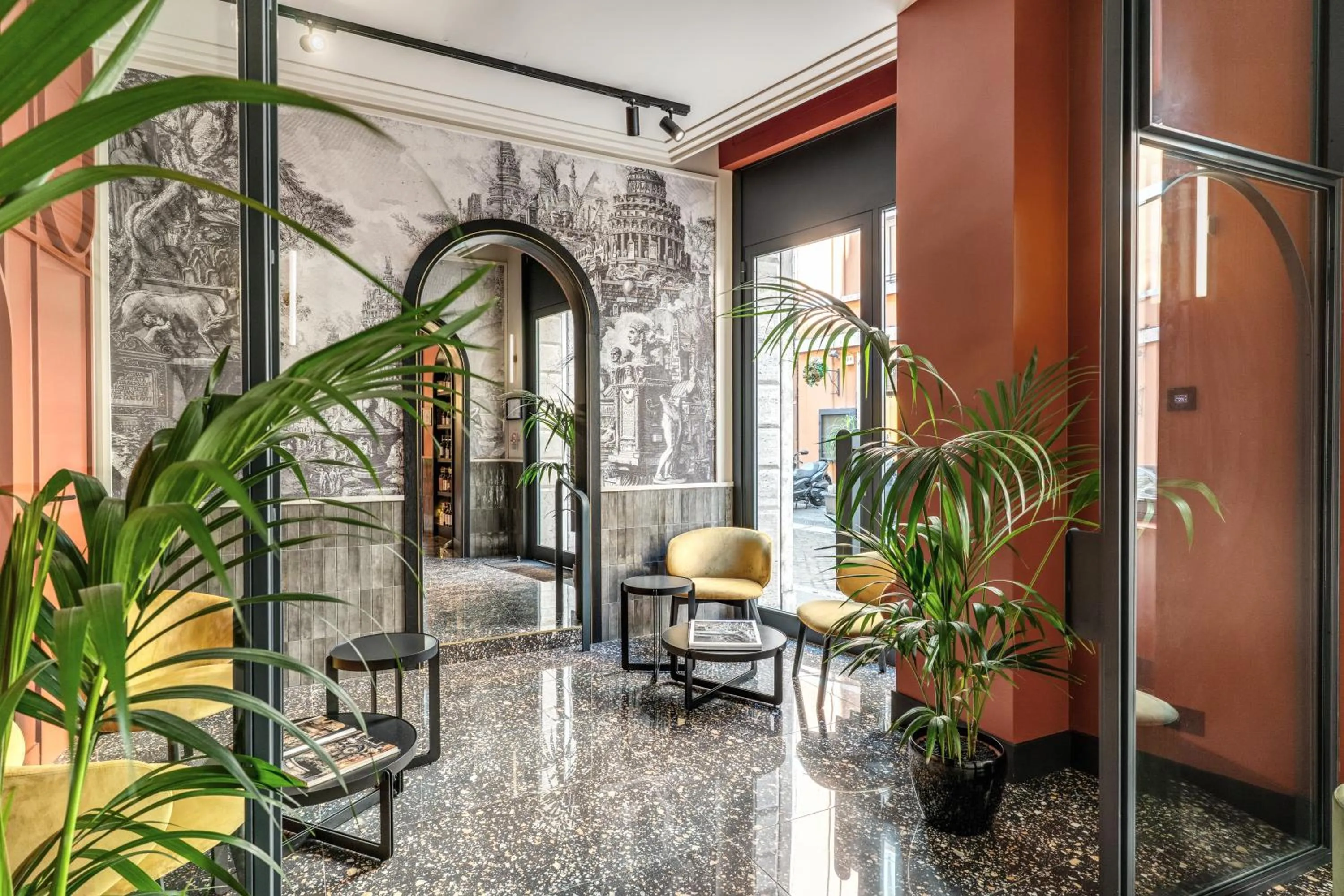 Lobby or reception in Residenza Piranesi Boutique Hotel