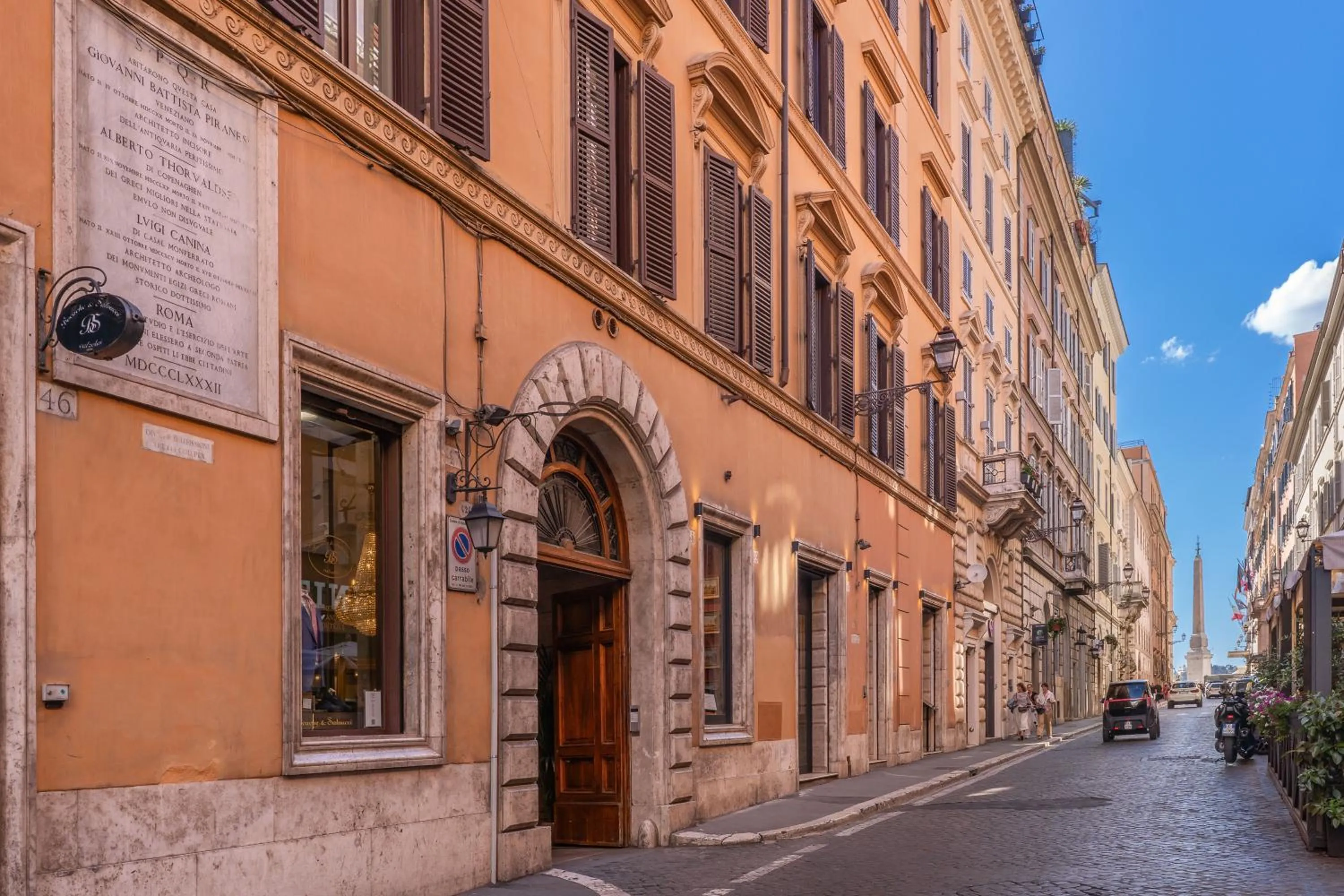 Property building in Residenza Piranesi Boutique Hotel