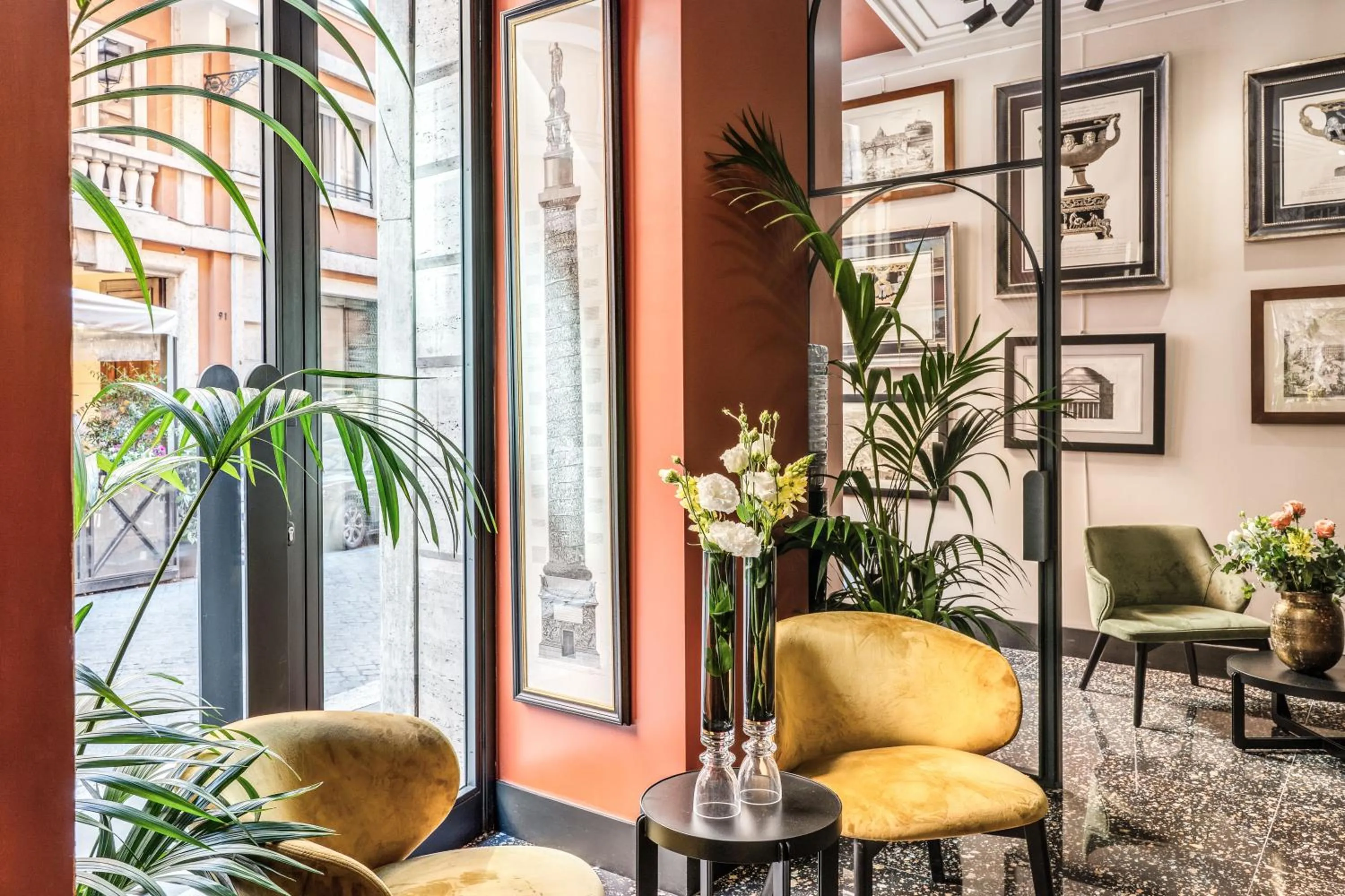 Lobby or reception in Residenza Piranesi Boutique Hotel