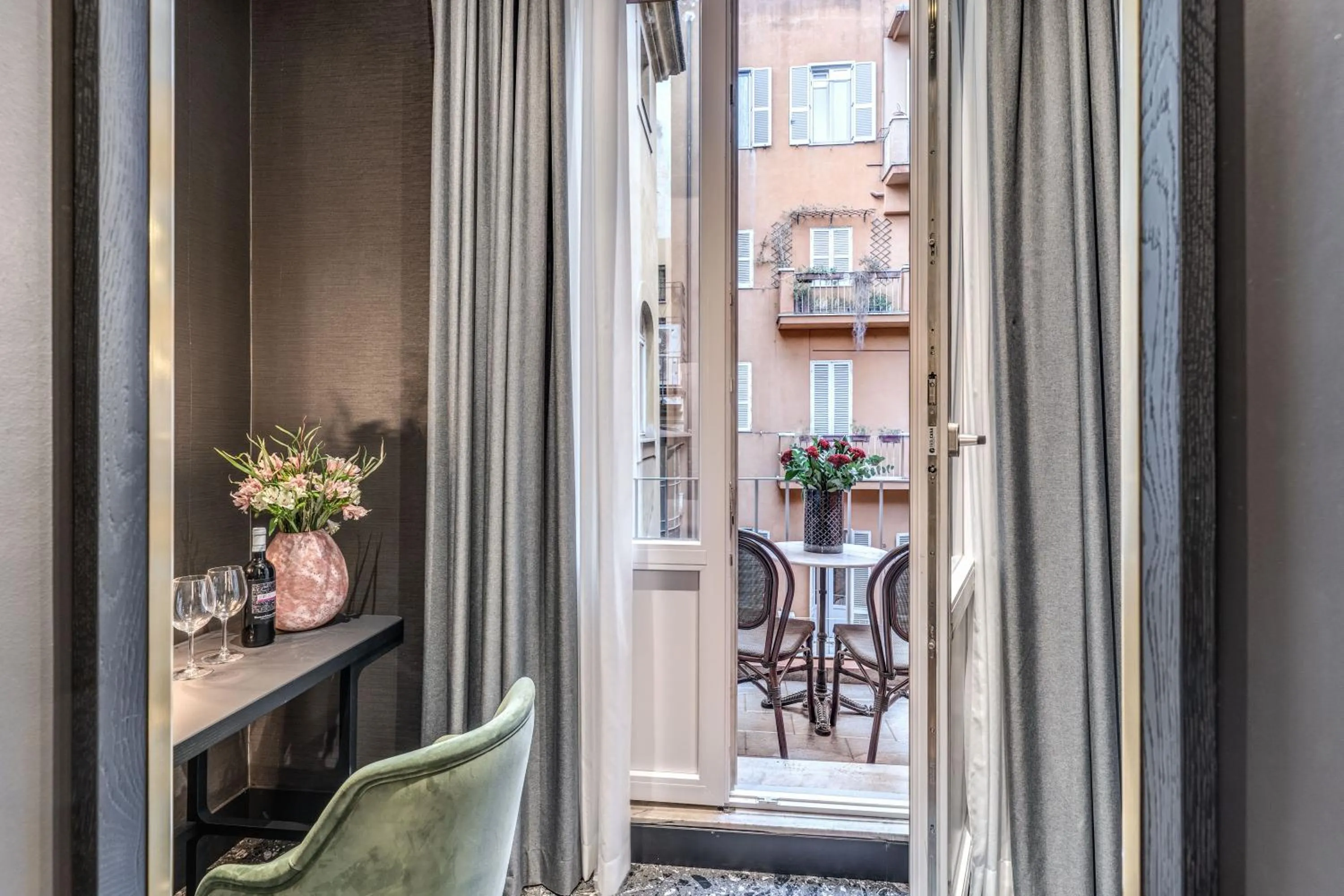 Balcony/Terrace in Residenza Piranesi Boutique Hotel