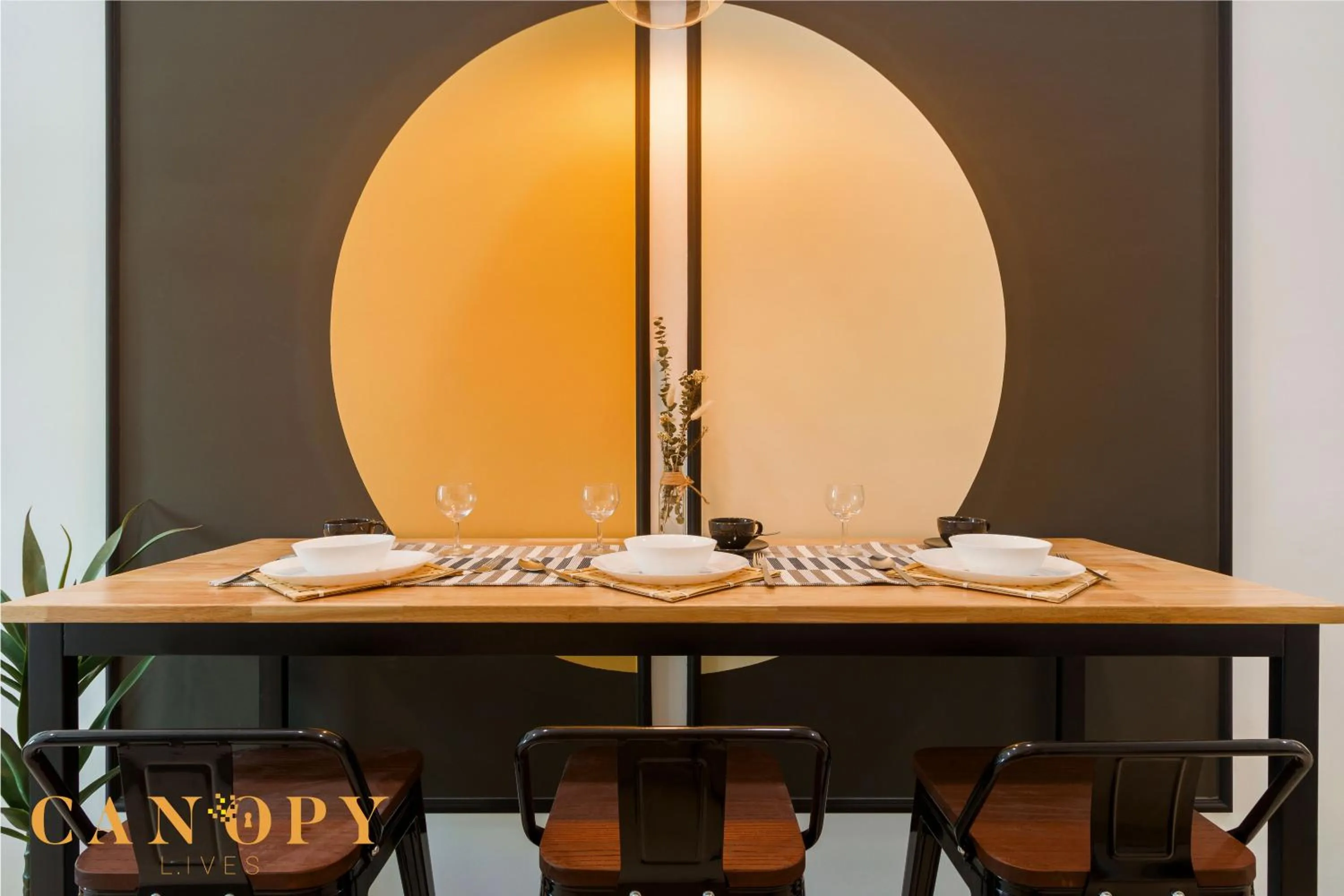 Dining area in The Luxe & The Colony, KLCC