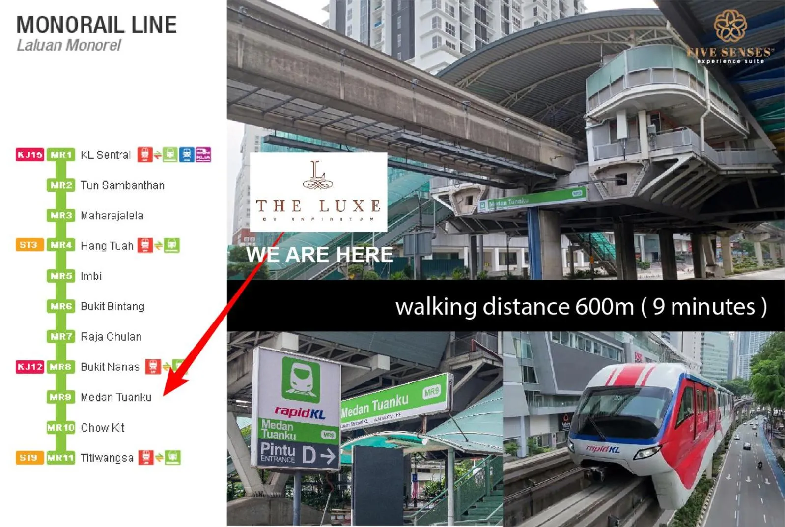 Location in The Luxe & The Colony, KLCC