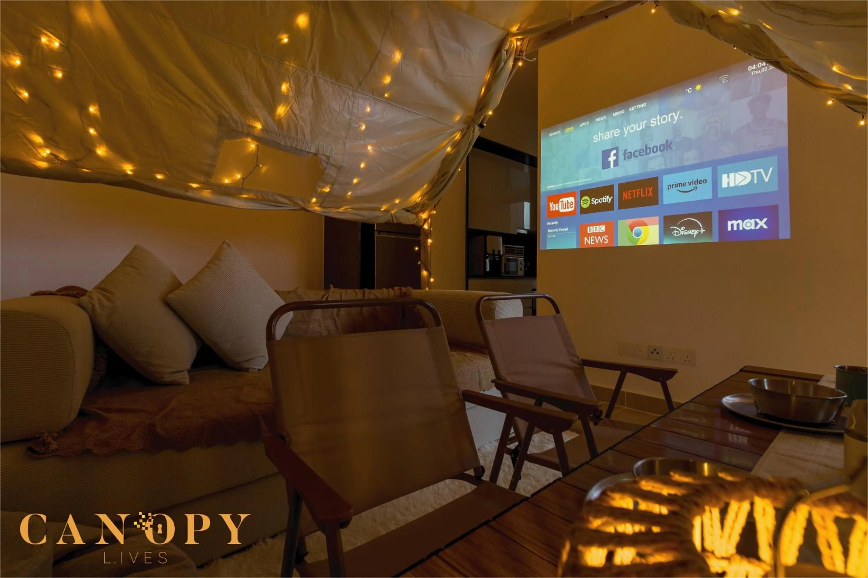 Living room in The Luxe & The Colony, KLCC