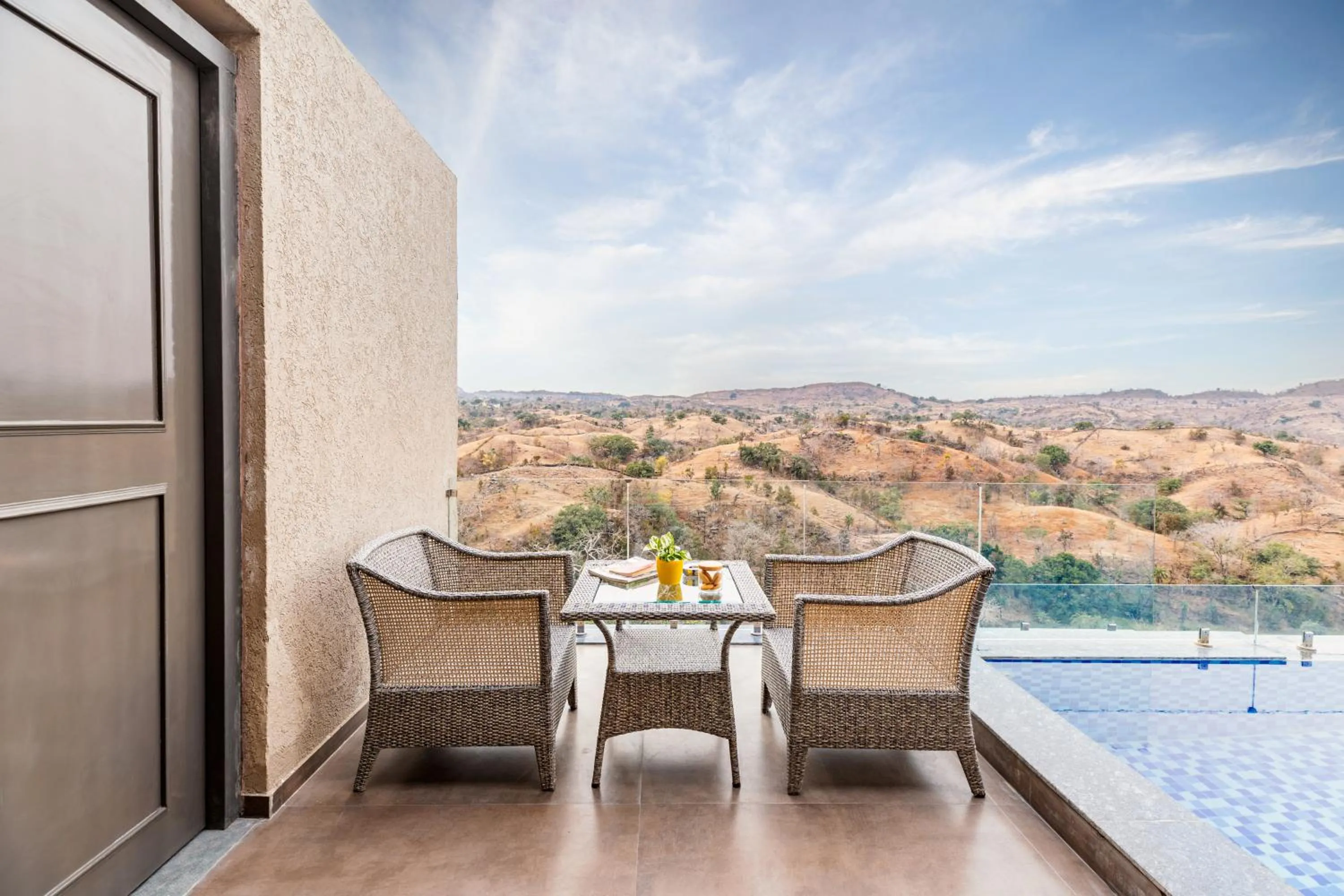 Balcony/Terrace in Sajjan Bagh Resort Kumbhalgarh