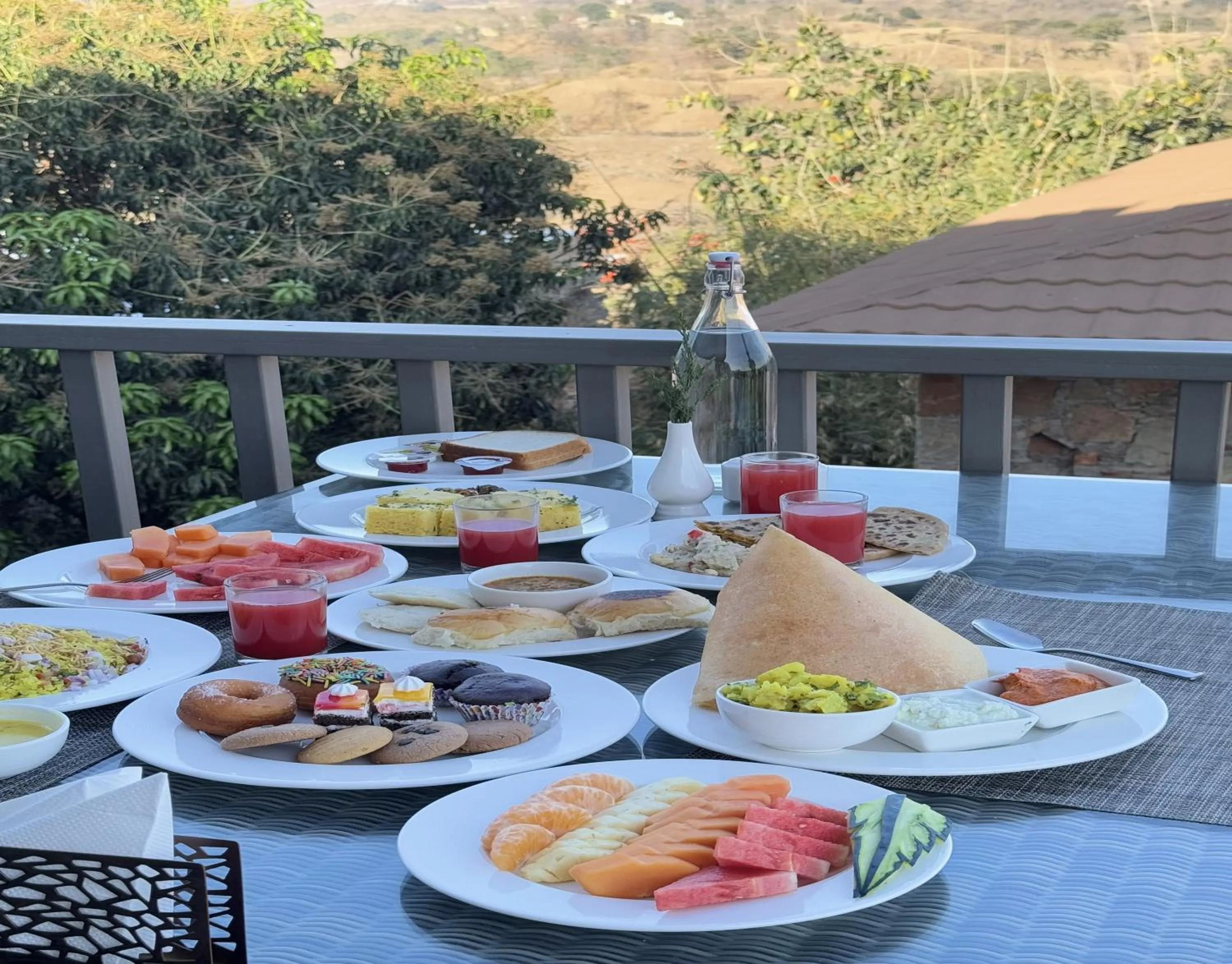 Breakfast in Sajjan Bagh Resort Kumbhalgarh