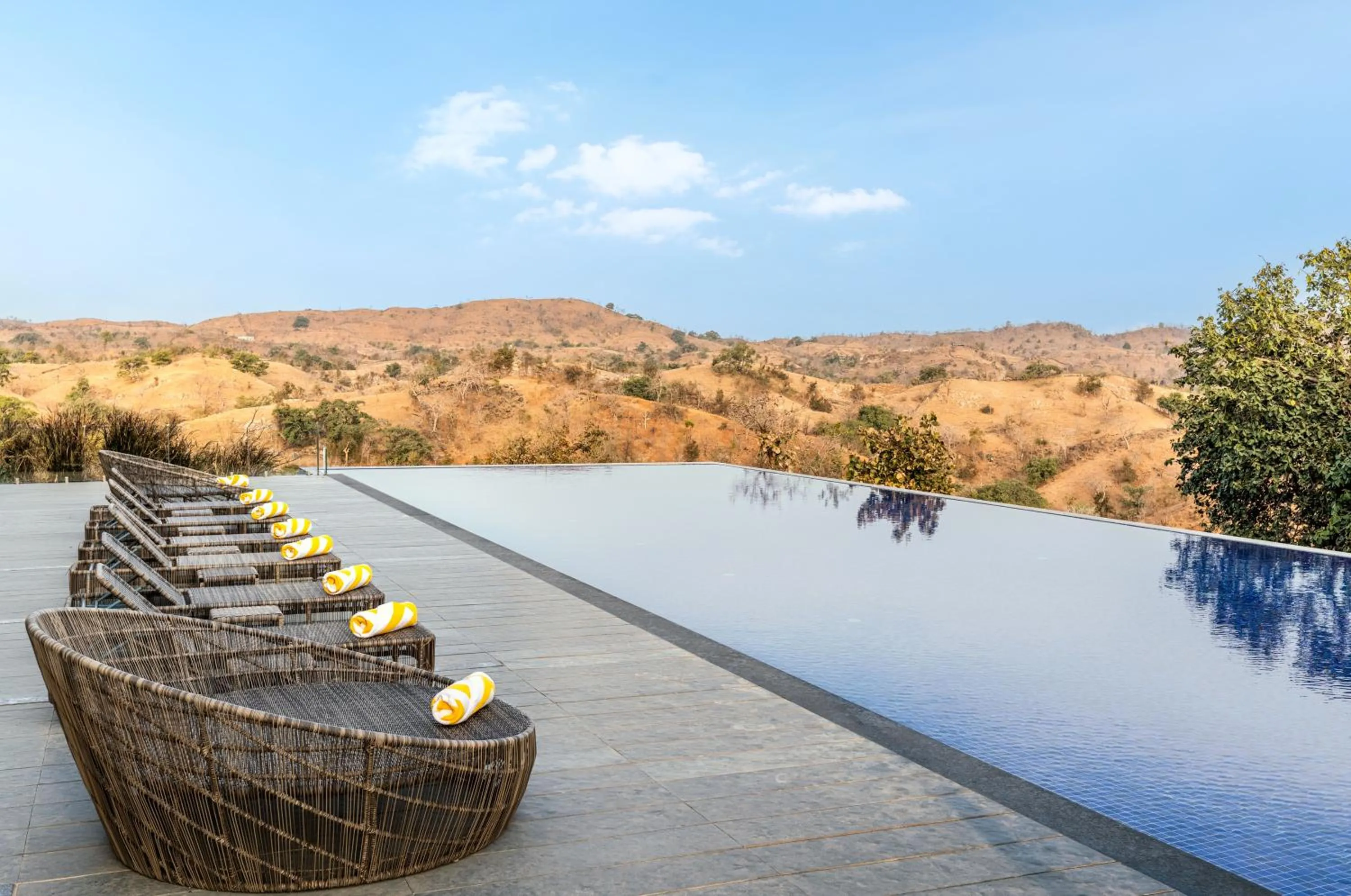 Swimming pool in Sajjan Bagh Resort Kumbhalgarh