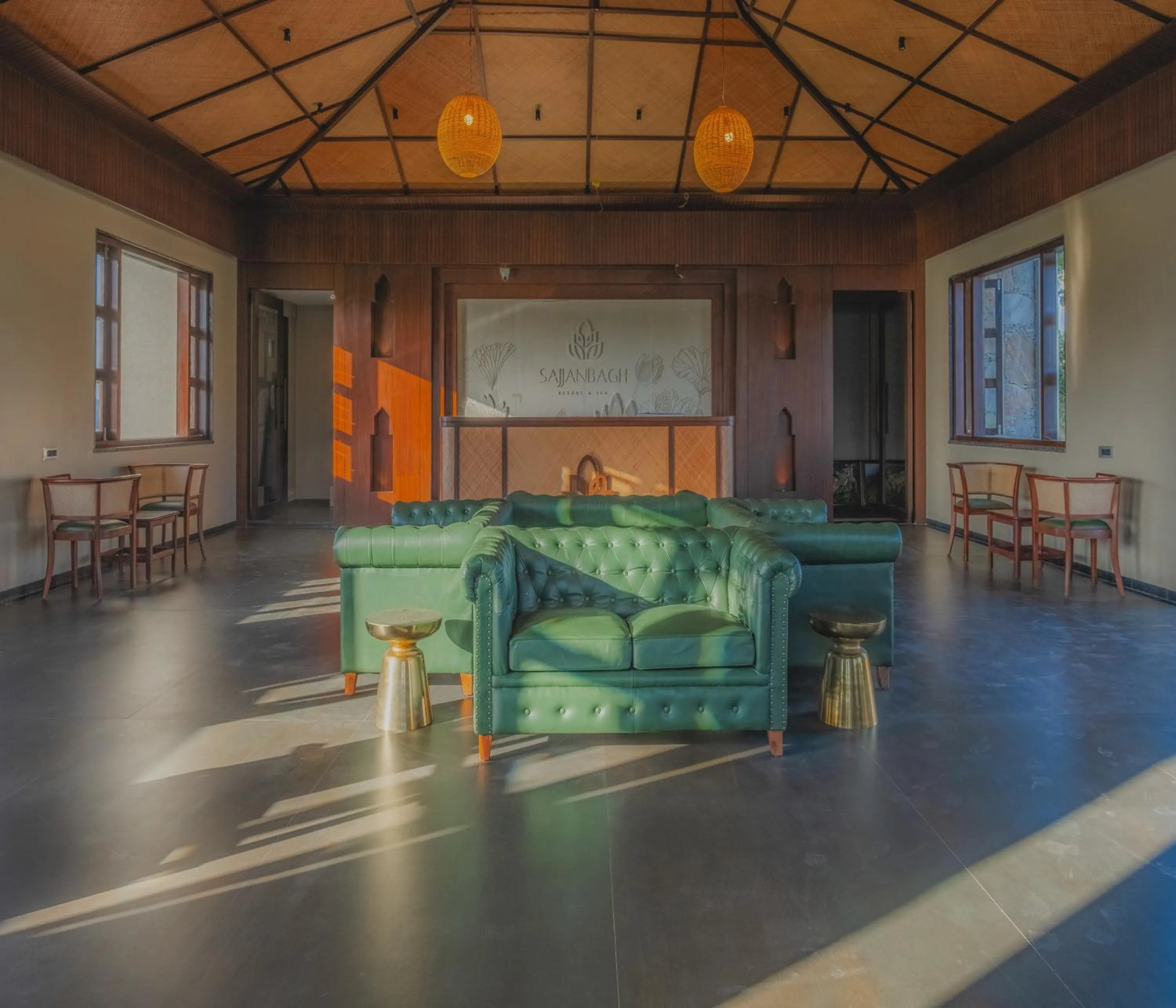 Lobby or reception in Sajjan Bagh Resort Kumbhalgarh