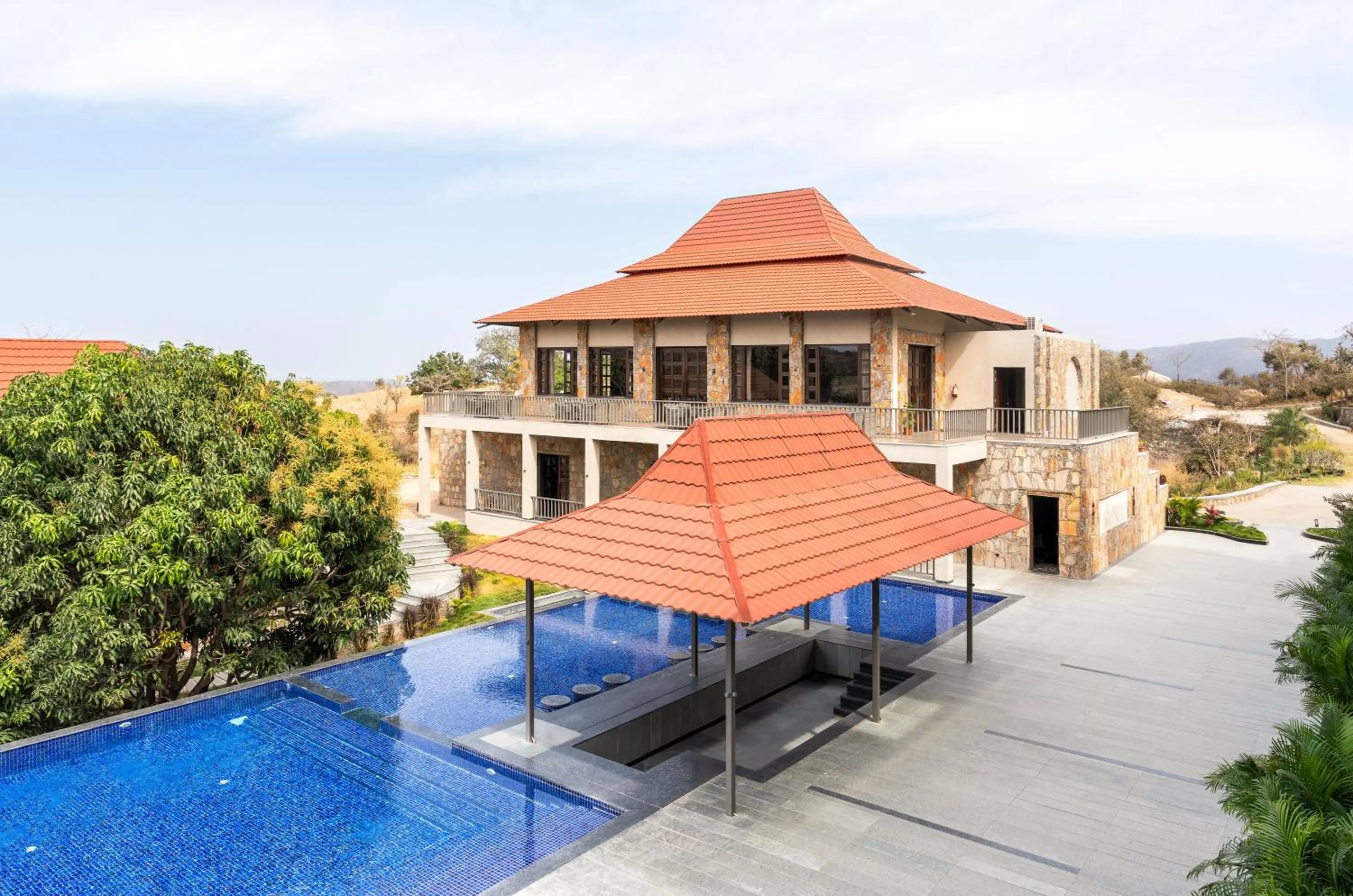 Swimming pool in Sajjan Bagh Resort Kumbhalgarh