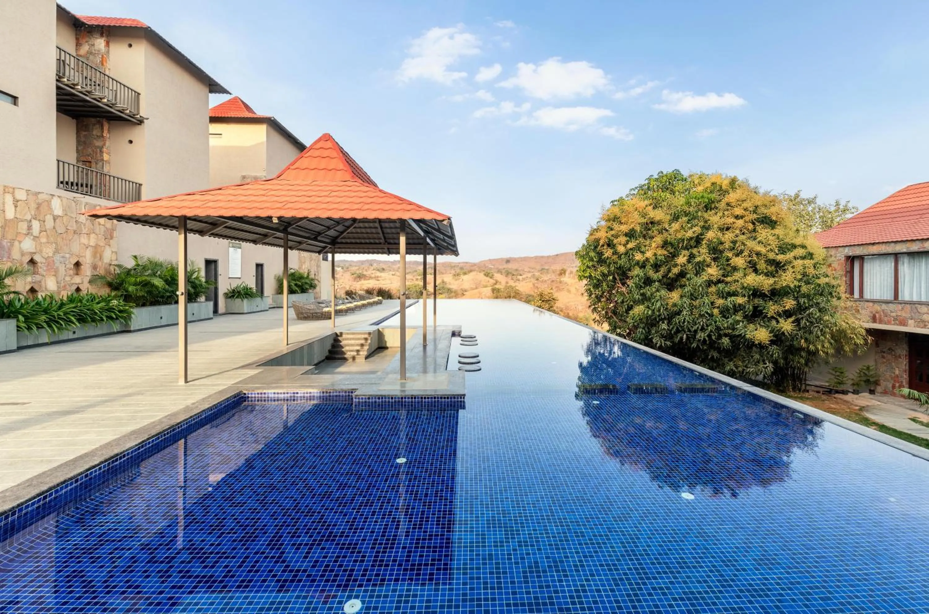 Swimming pool in Sajjan Bagh Resort Kumbhalgarh