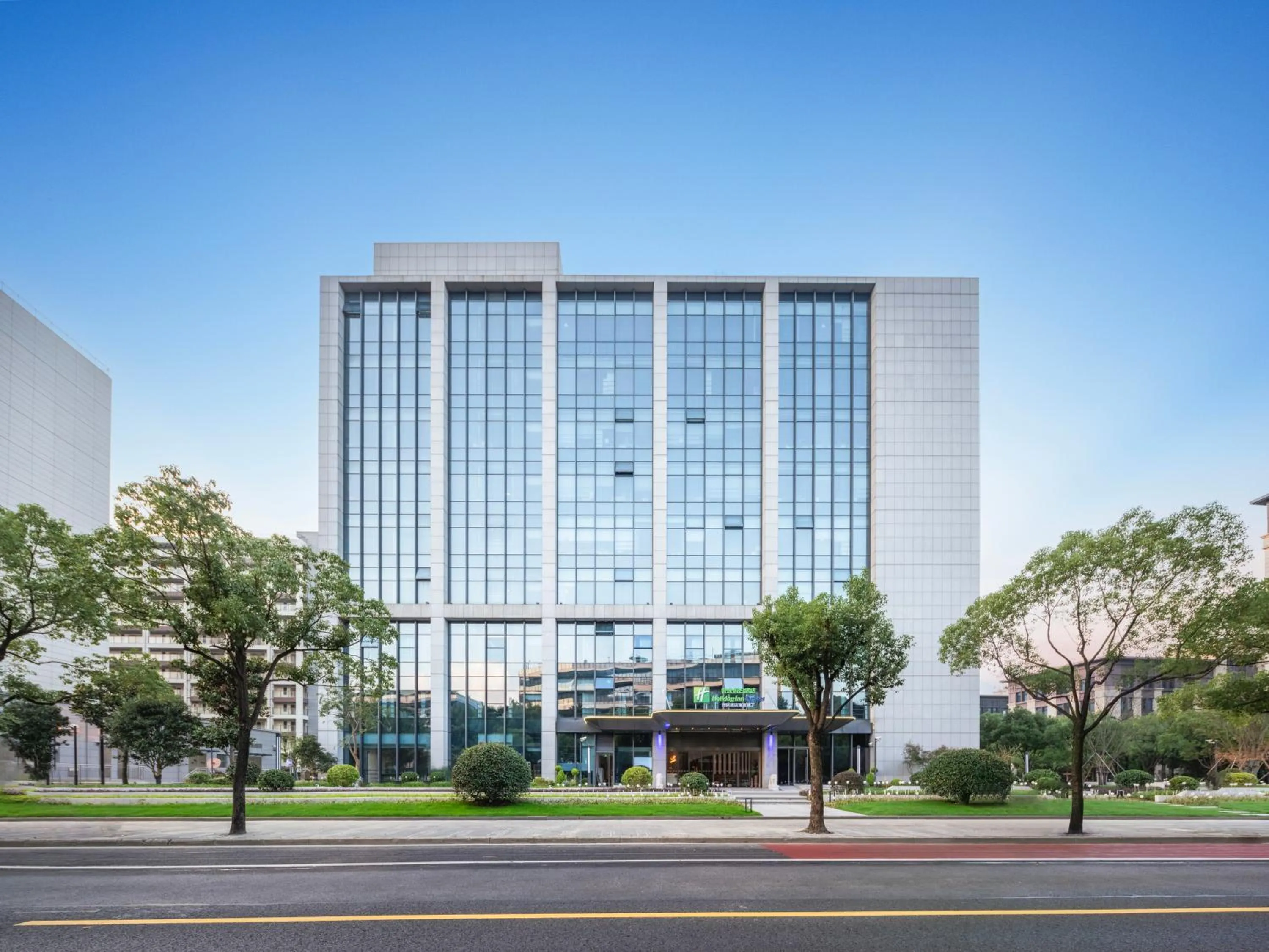 Property building in Holiday Inn Express Shanghai Hongqiao Linkong by IHG