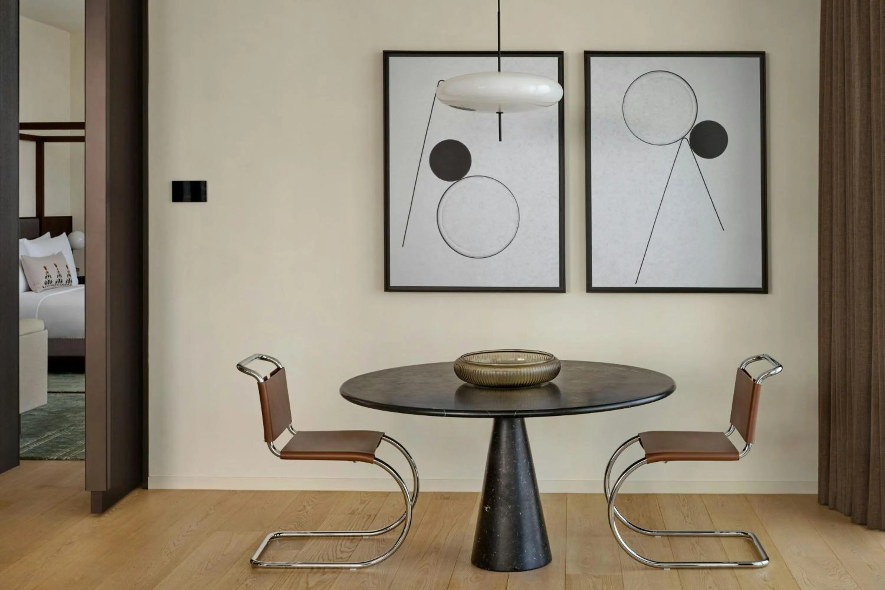 Bedroom in Dorothea Hotel, Budapest, Autograph Collection