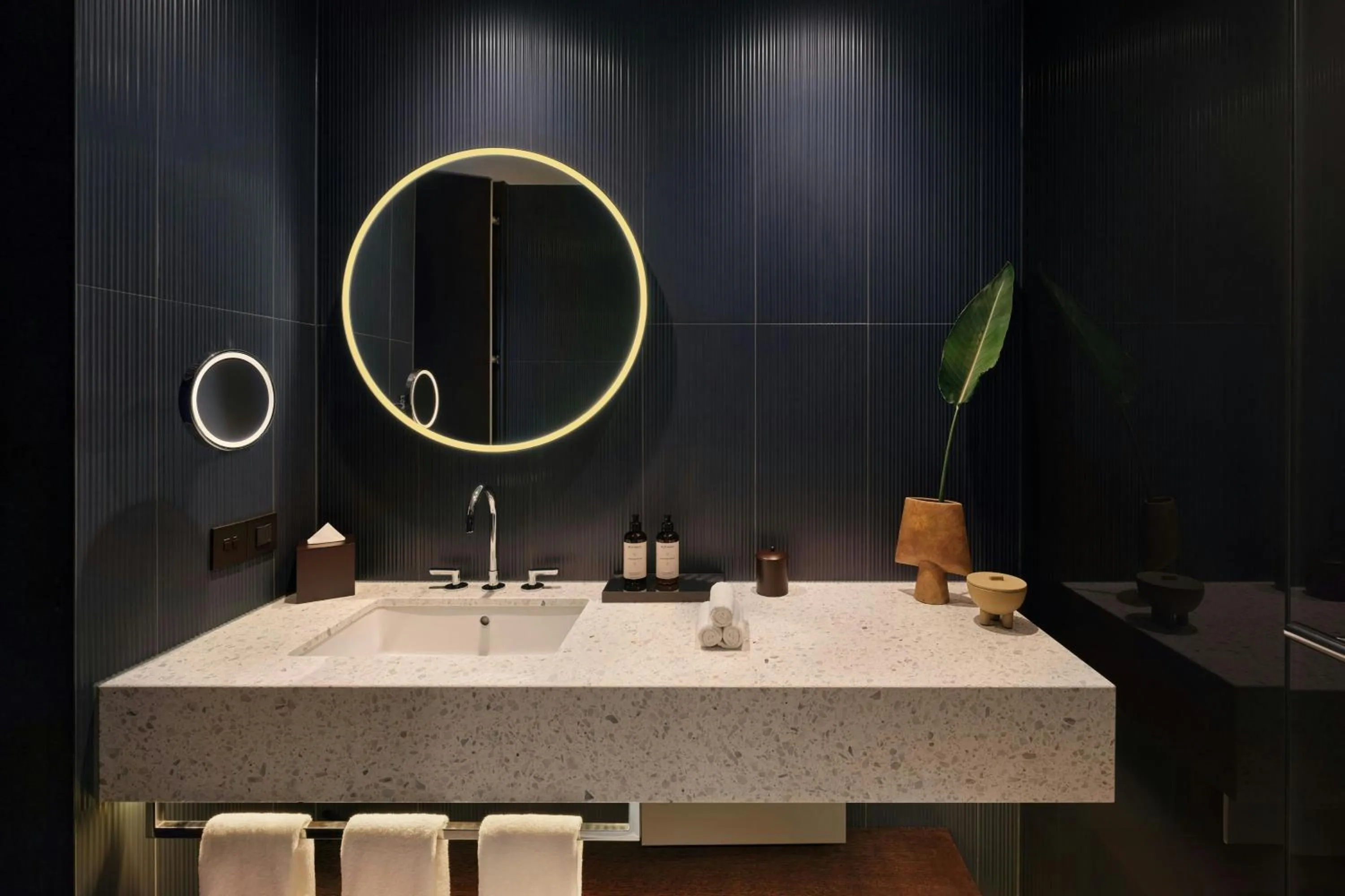 Bathroom in Dorothea Hotel, Budapest, Autograph Collection