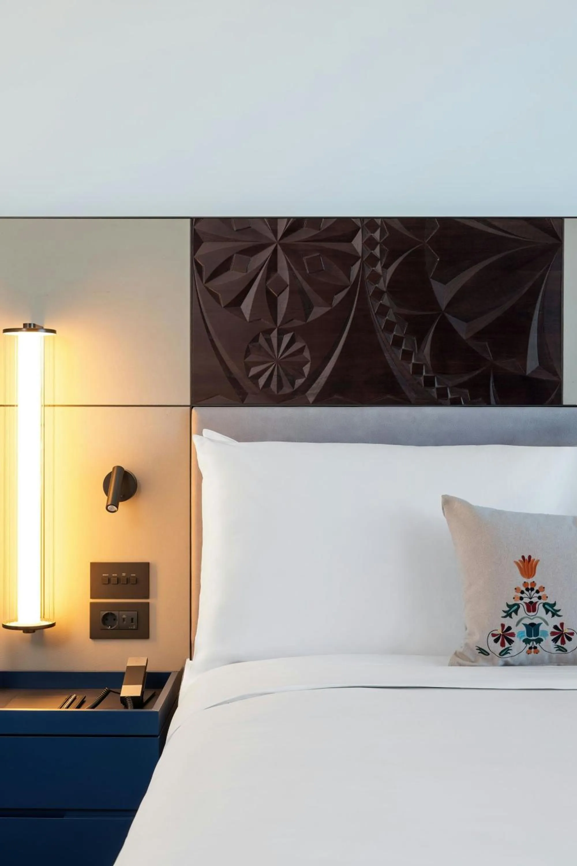 Bedroom, Bed in Dorothea Hotel, Budapest, Autograph Collection