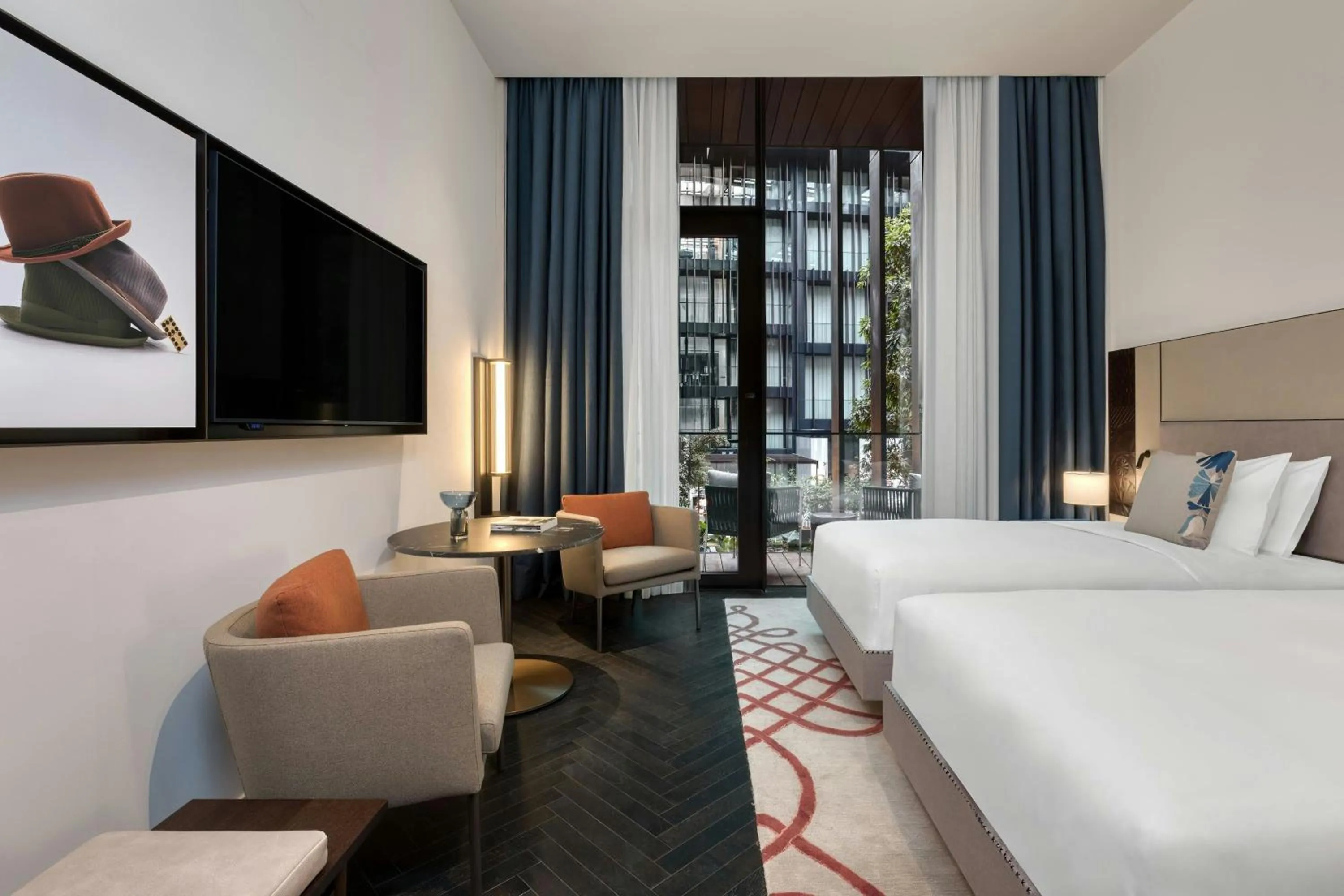 Photo of the whole room, Bed in Dorothea Hotel, Budapest, Autograph Collection