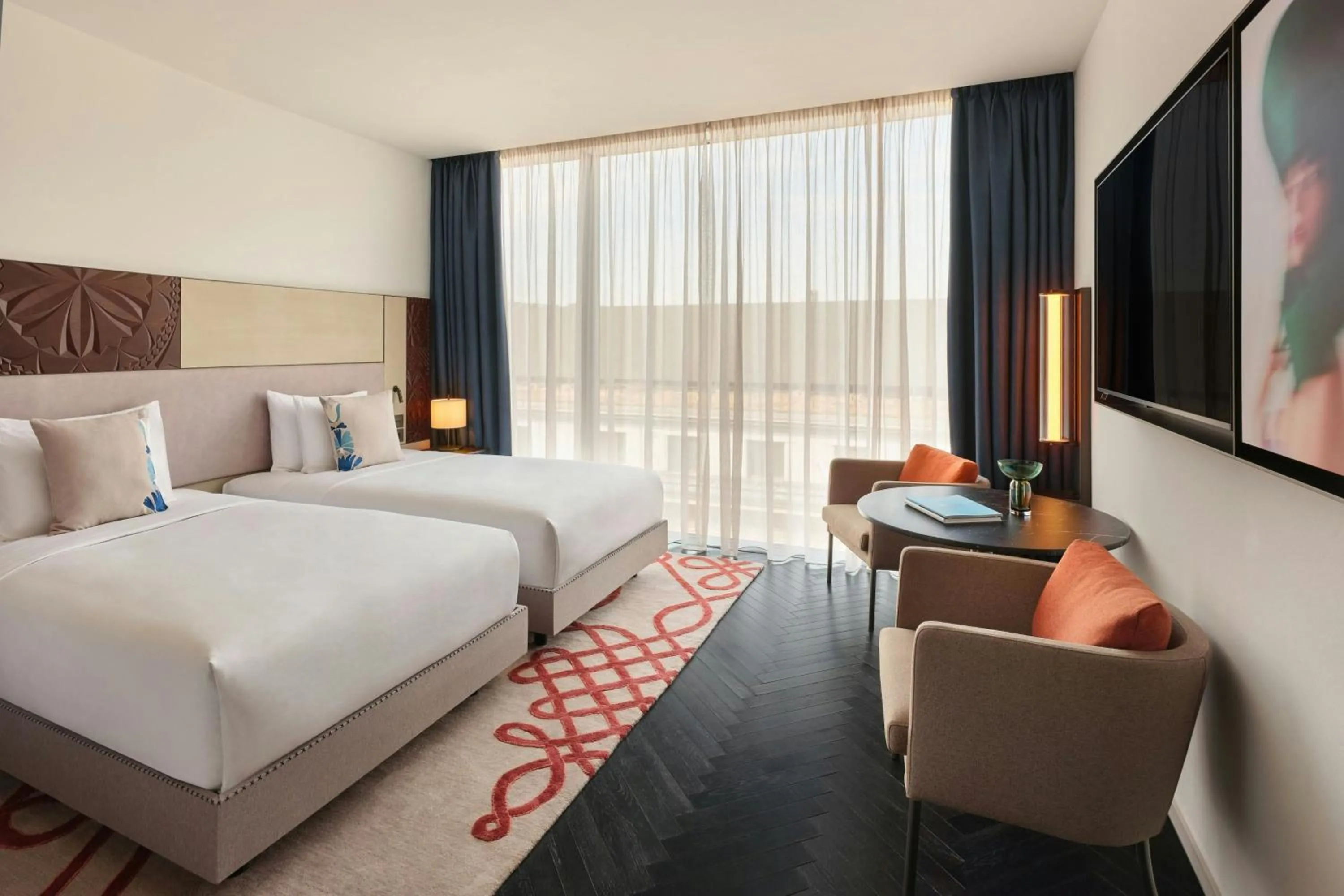 Bedroom, Bed in Dorothea Hotel, Budapest, Autograph Collection