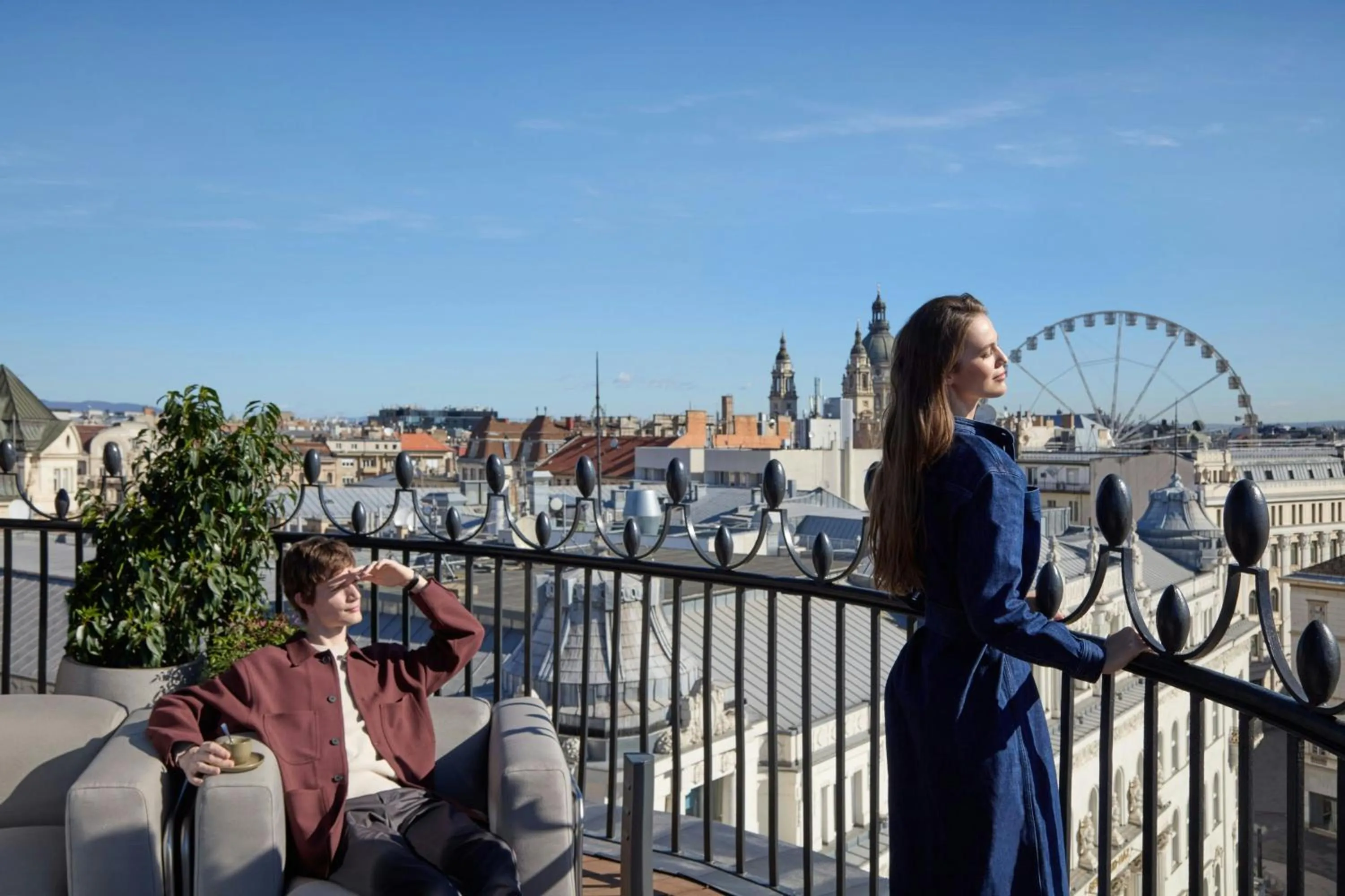 Bedroom in Dorothea Hotel, Budapest, Autograph Collection