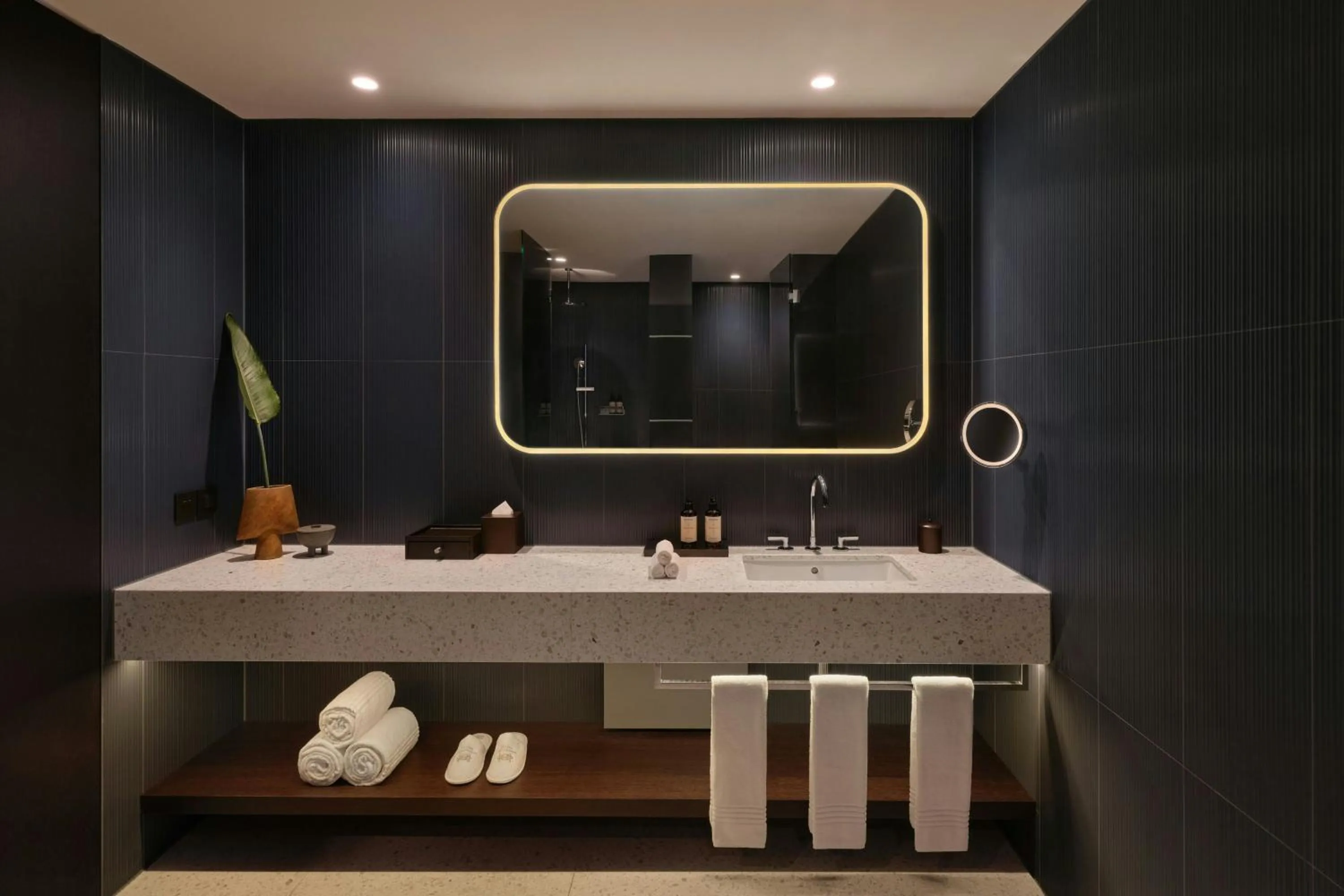 Bathroom in Dorothea Hotel, Budapest, Autograph Collection