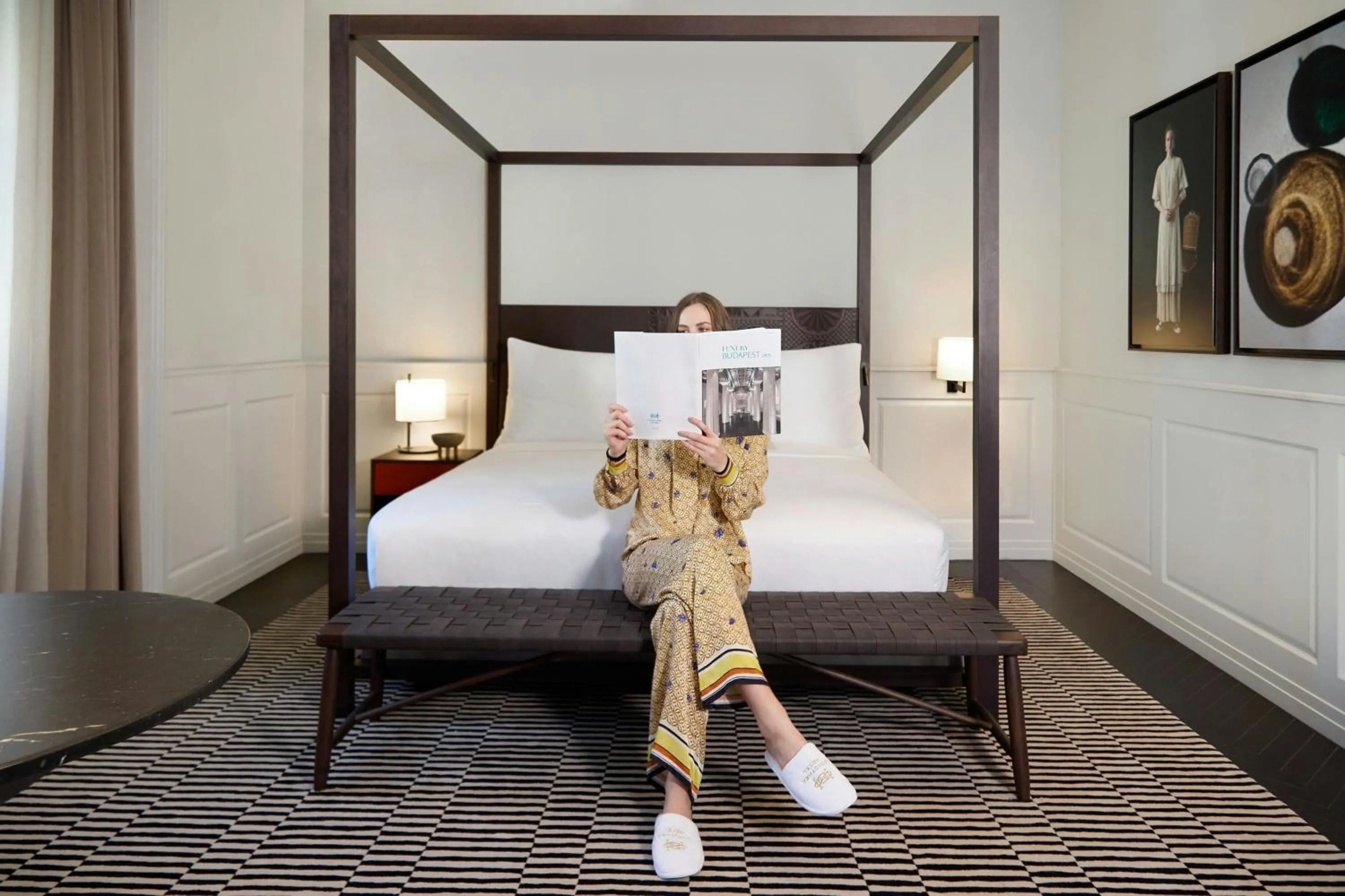 Photo of the whole room, Bed in Dorothea Hotel, Budapest, Autograph Collection