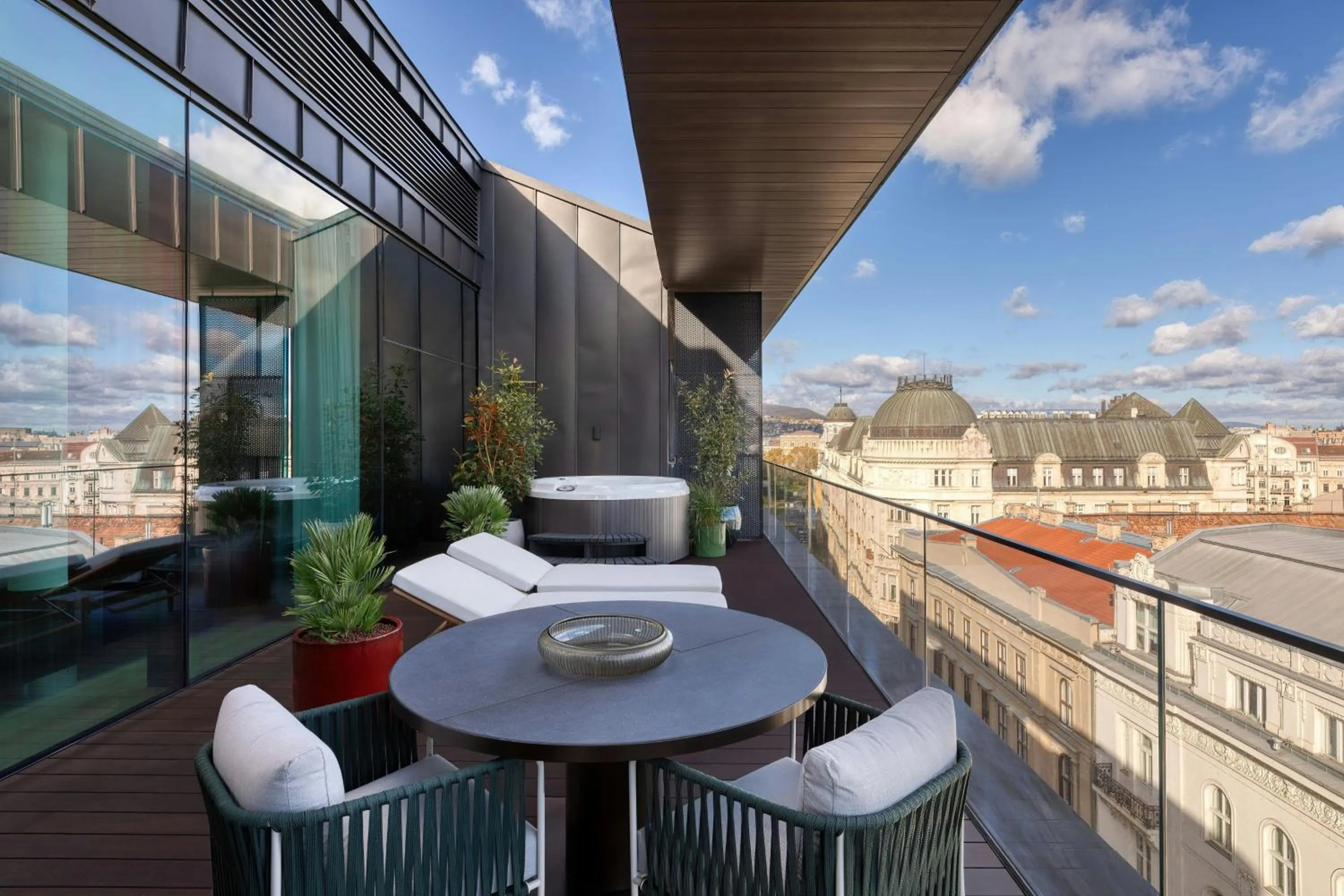 Bedroom in Dorothea Hotel, Budapest, Autograph Collection