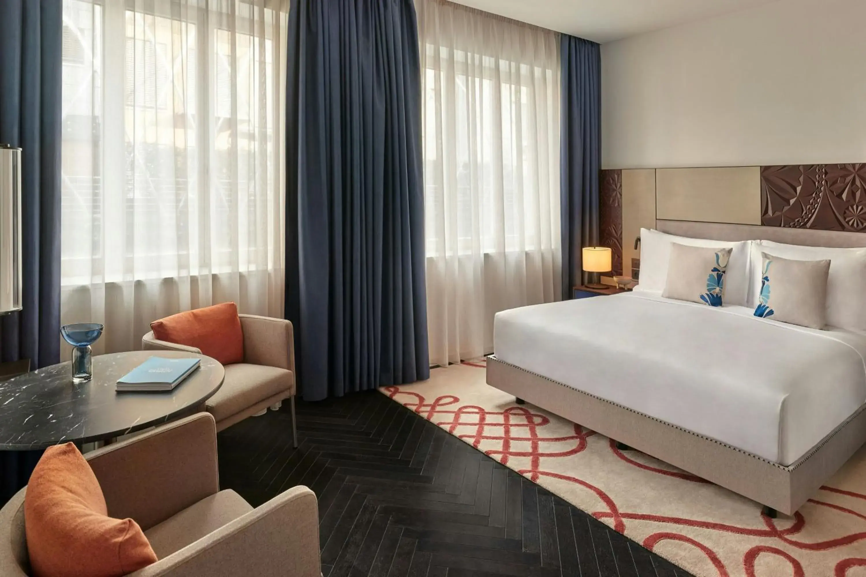 Superior Contemporary King Room with Street View in Dorothea Hotel, Budapest, Autograph Collection Superior Contemporary King Room with Street View in Dorothea Hotel, Budapest, Autograph Collection