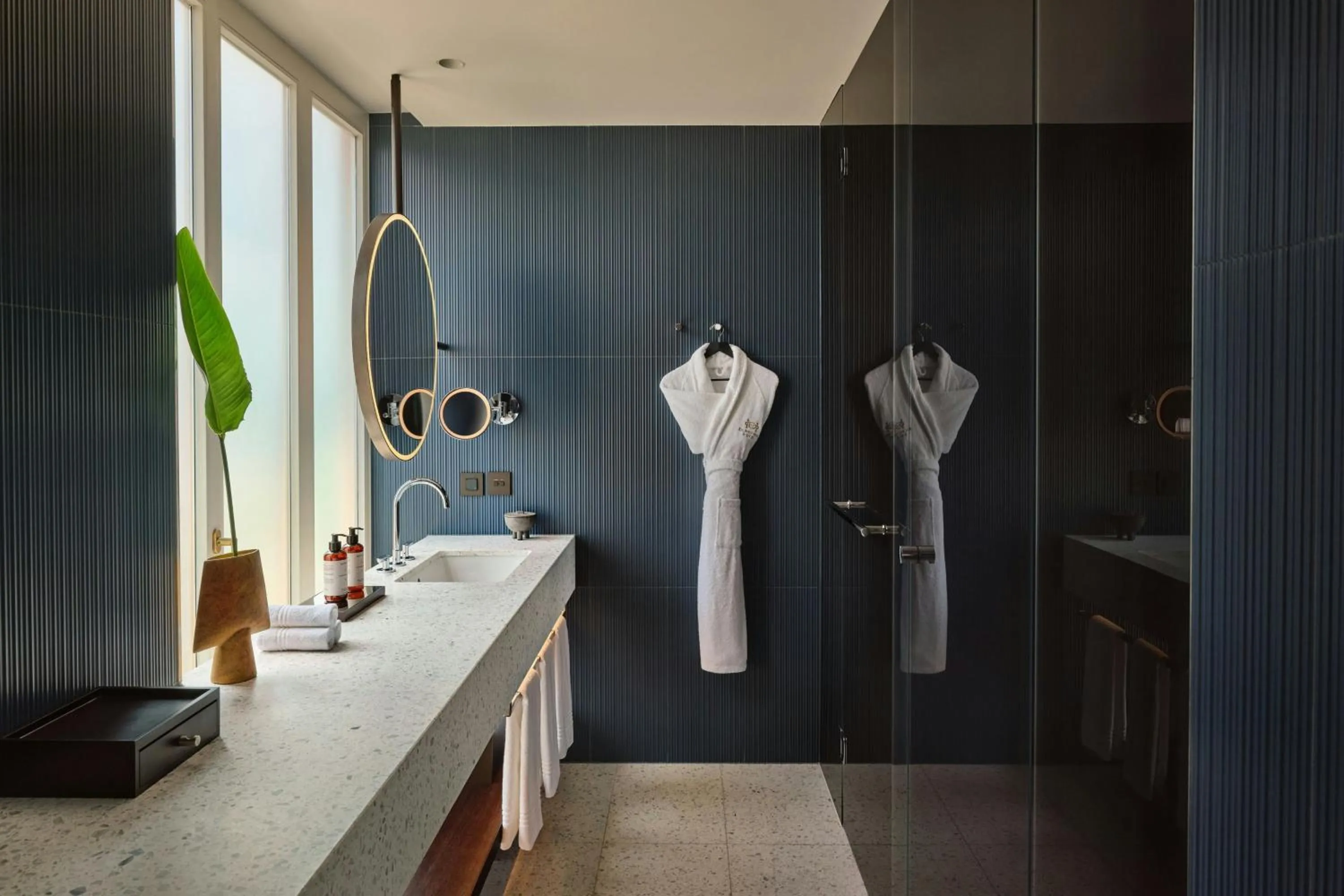 Bathroom in Dorothea Hotel, Budapest, Autograph Collection