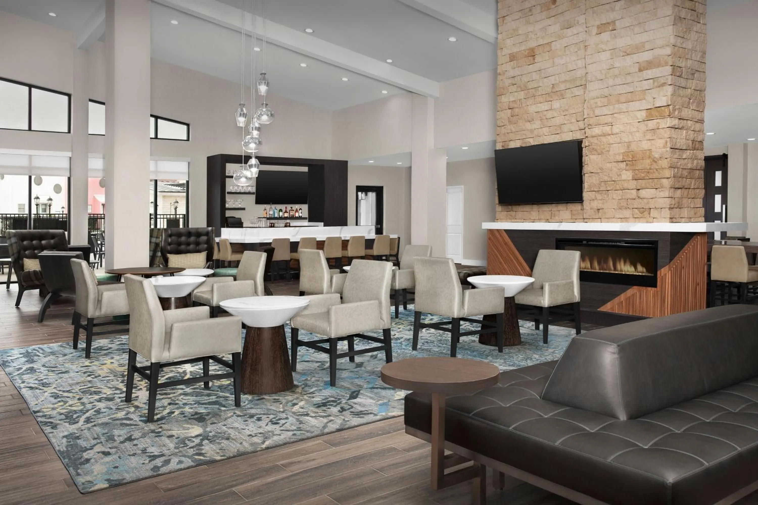 Lobby or reception in Residence Inn by Marriott Galveston Island