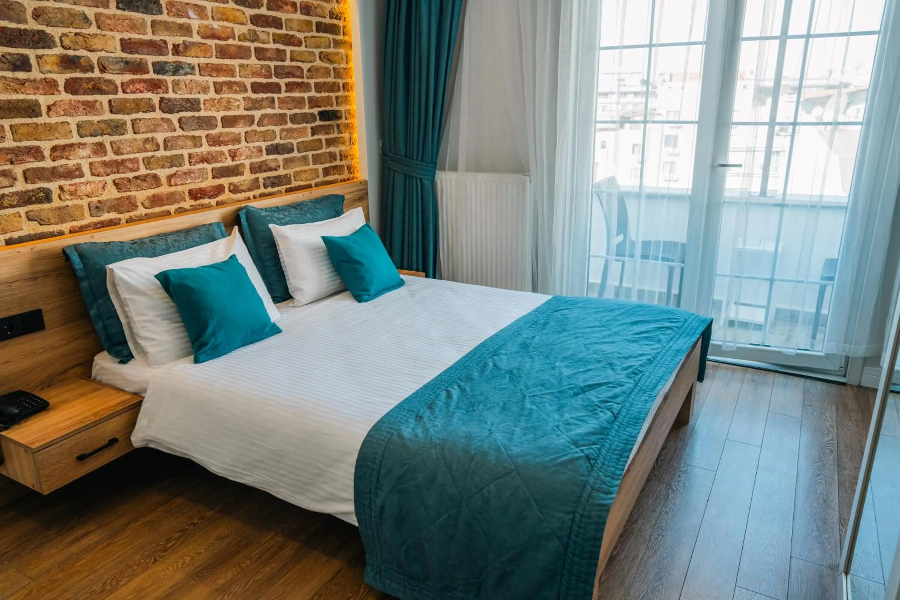 Bed in Taksim Santa Lucia Hotel