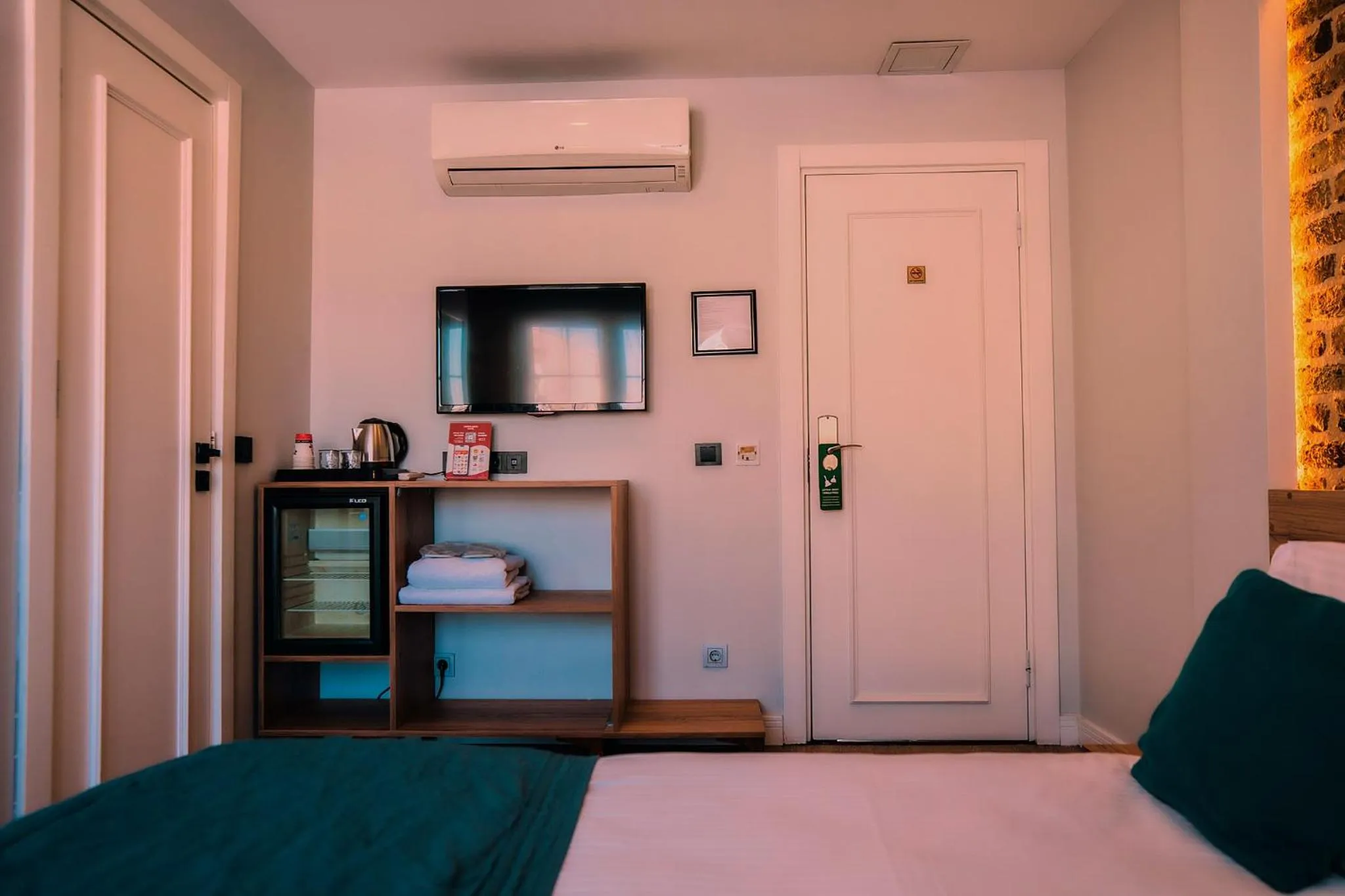 Bed in Taksim Santa Lucia Hotel