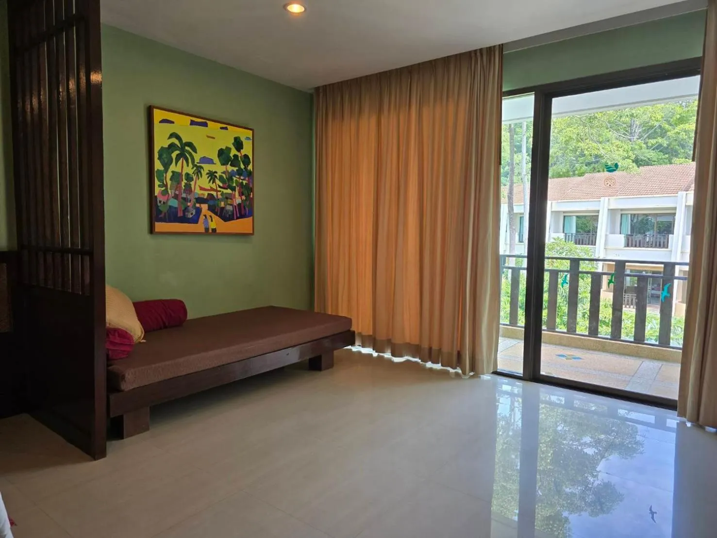Balcony/Terrace in Hotel and Beach Bungalow at Lanta Resort