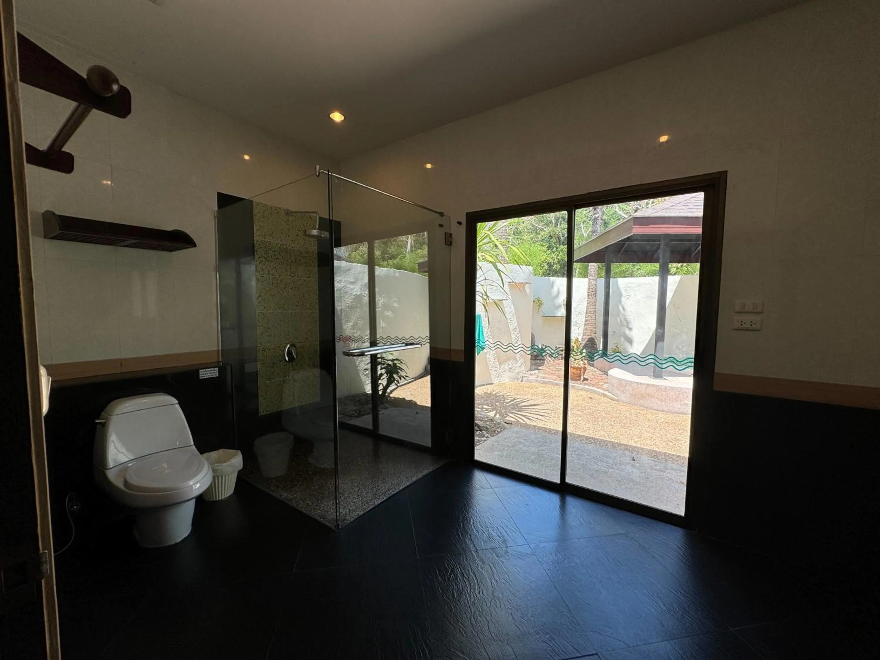 Bathroom in Hotel and Beach Bungalow at Lanta Resort