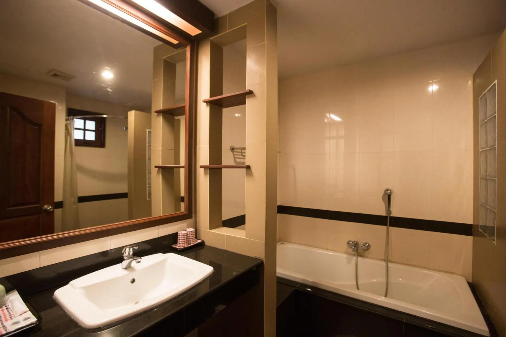 Toilet in Hotel and Beach Bungalow at Lanta Resort