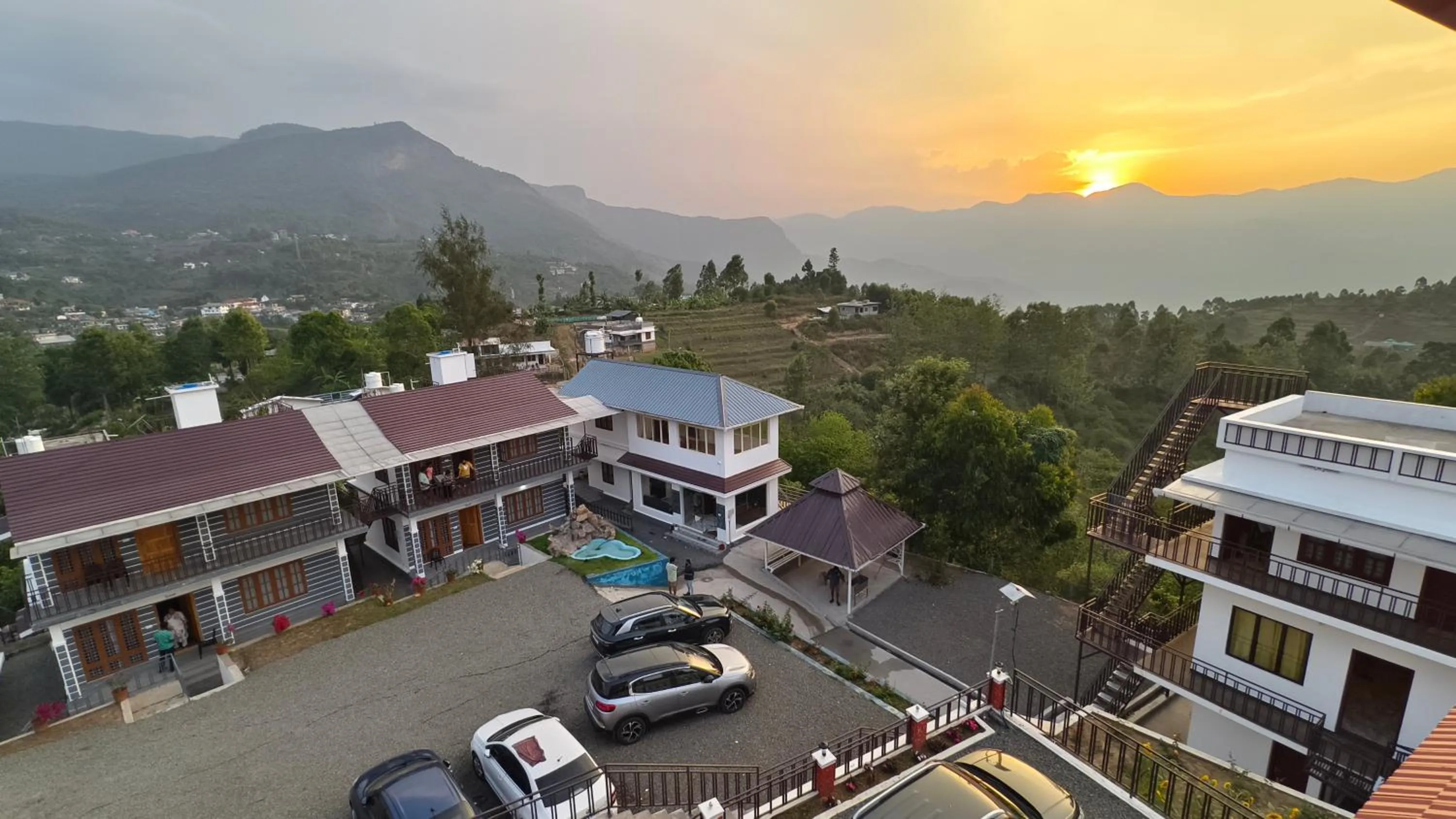 View (from property/room) in Moon Wings Mountain Resort, Kanthalloor