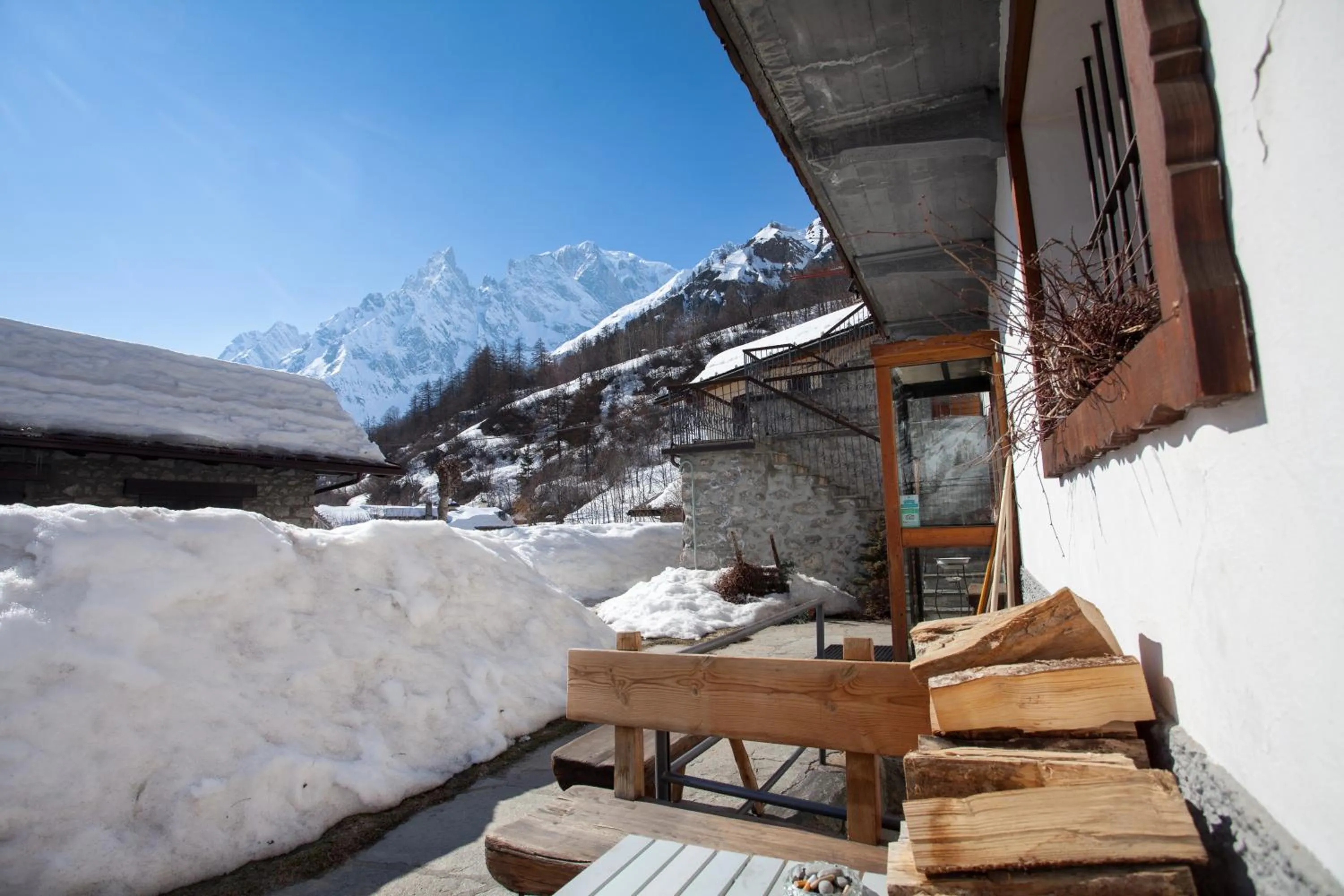 Patio in Hotel Funivia
