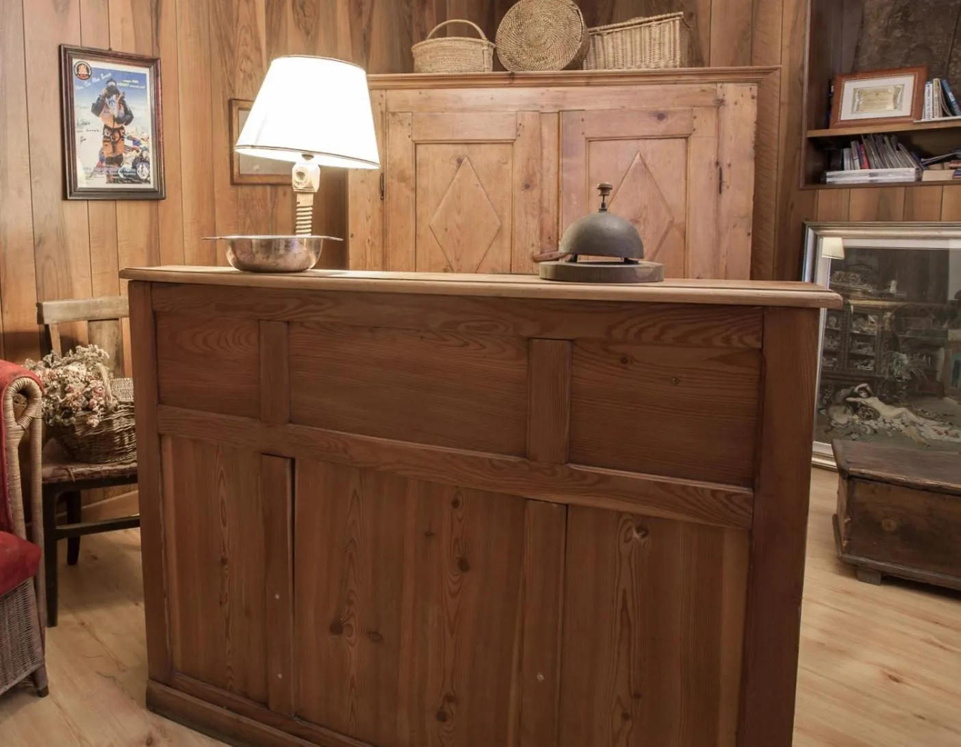 Lobby or reception in Hotel Funivia